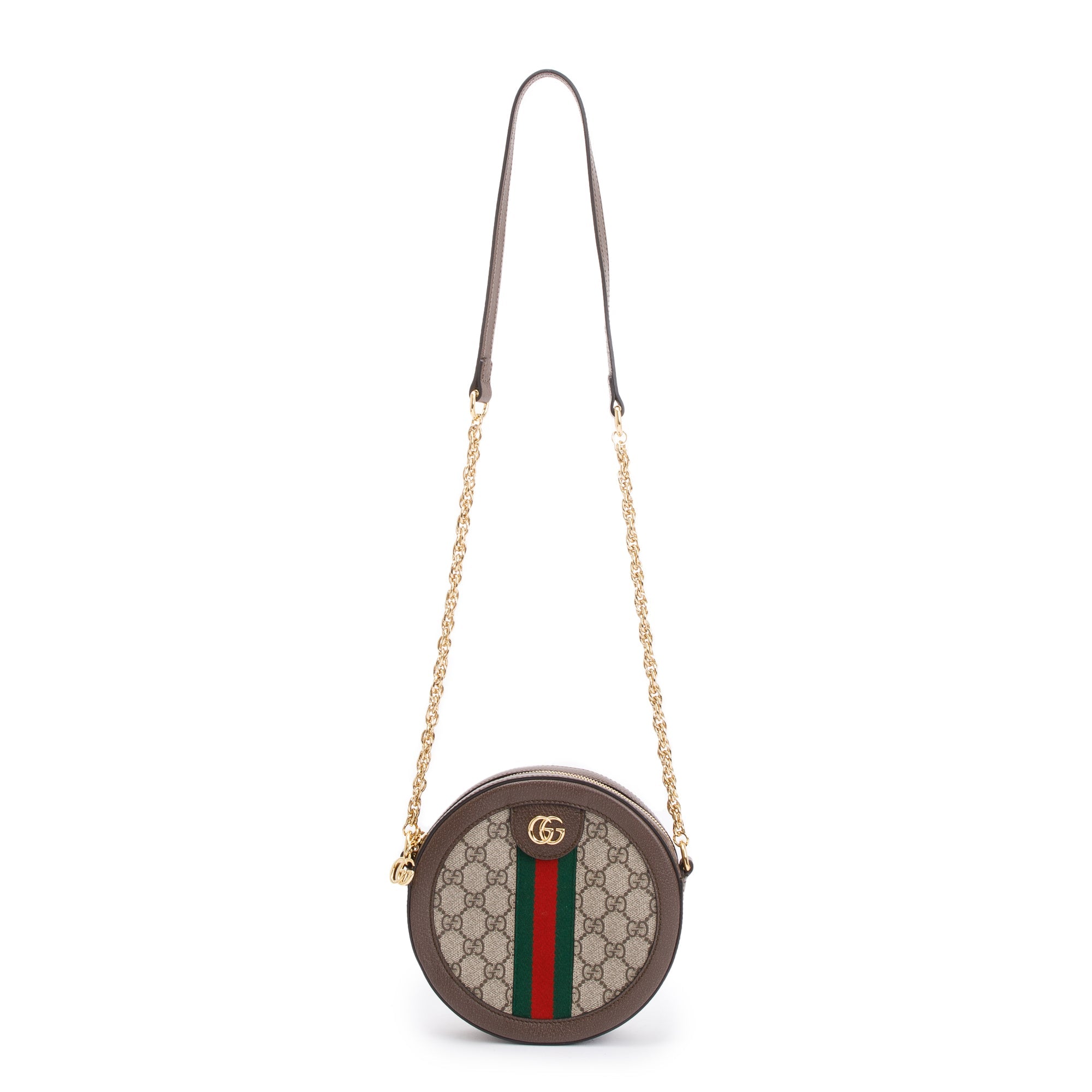 Gucci Ophidia GG Mini Round Shoulder Bag