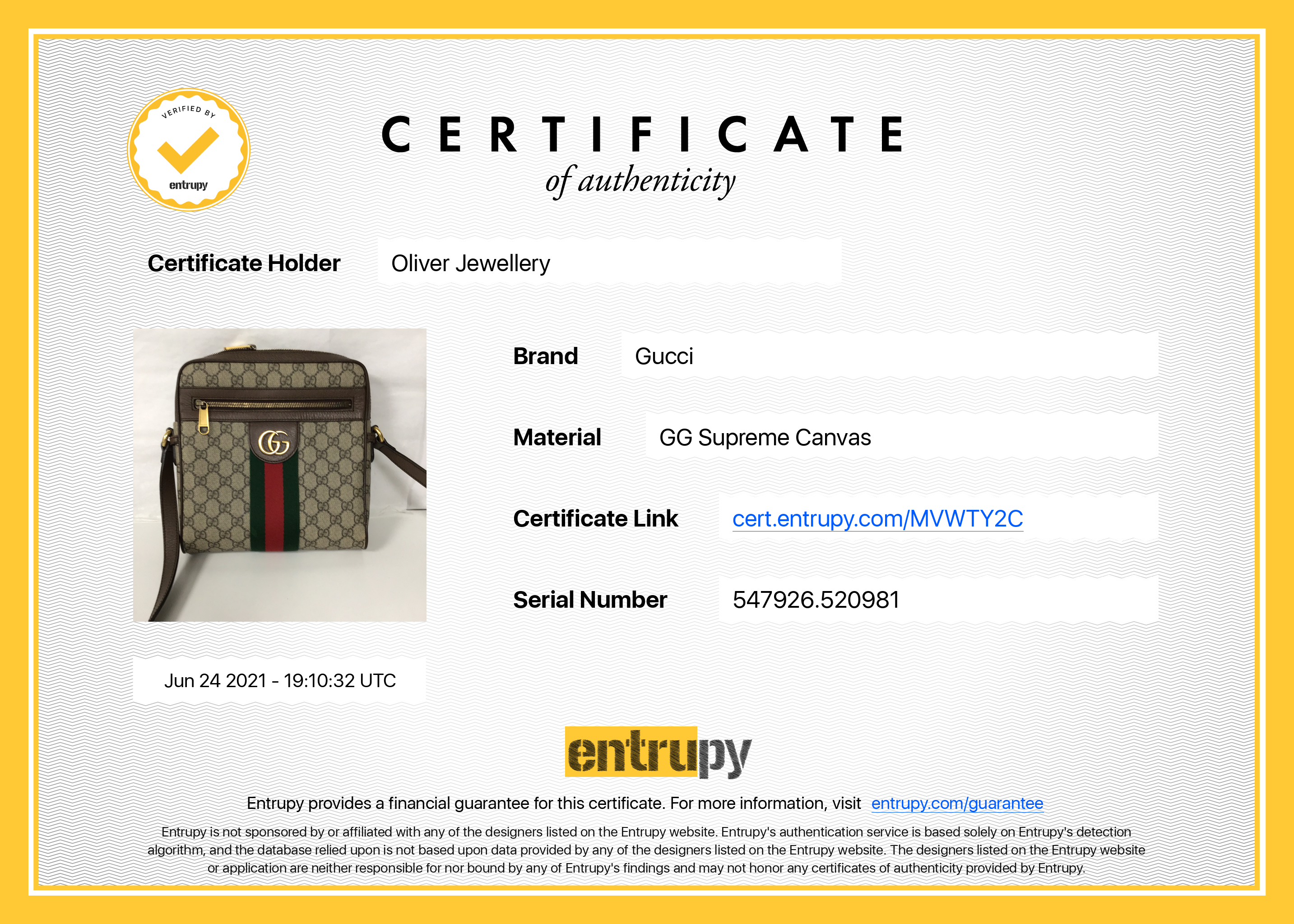 Gucci Ophidia GG Small Messenger Bag