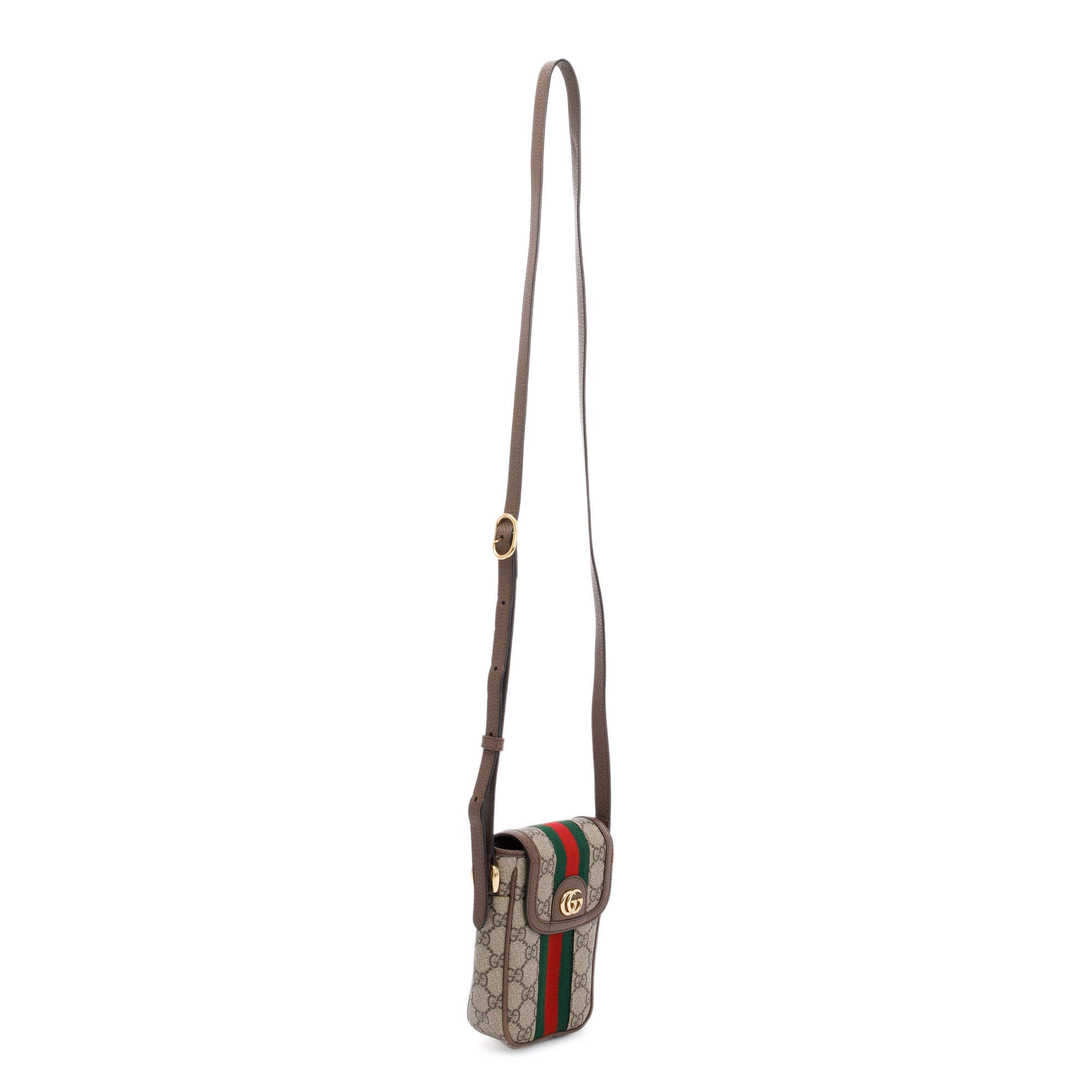Gucci Ophidia GG Supreme Phone Crossbody Bag