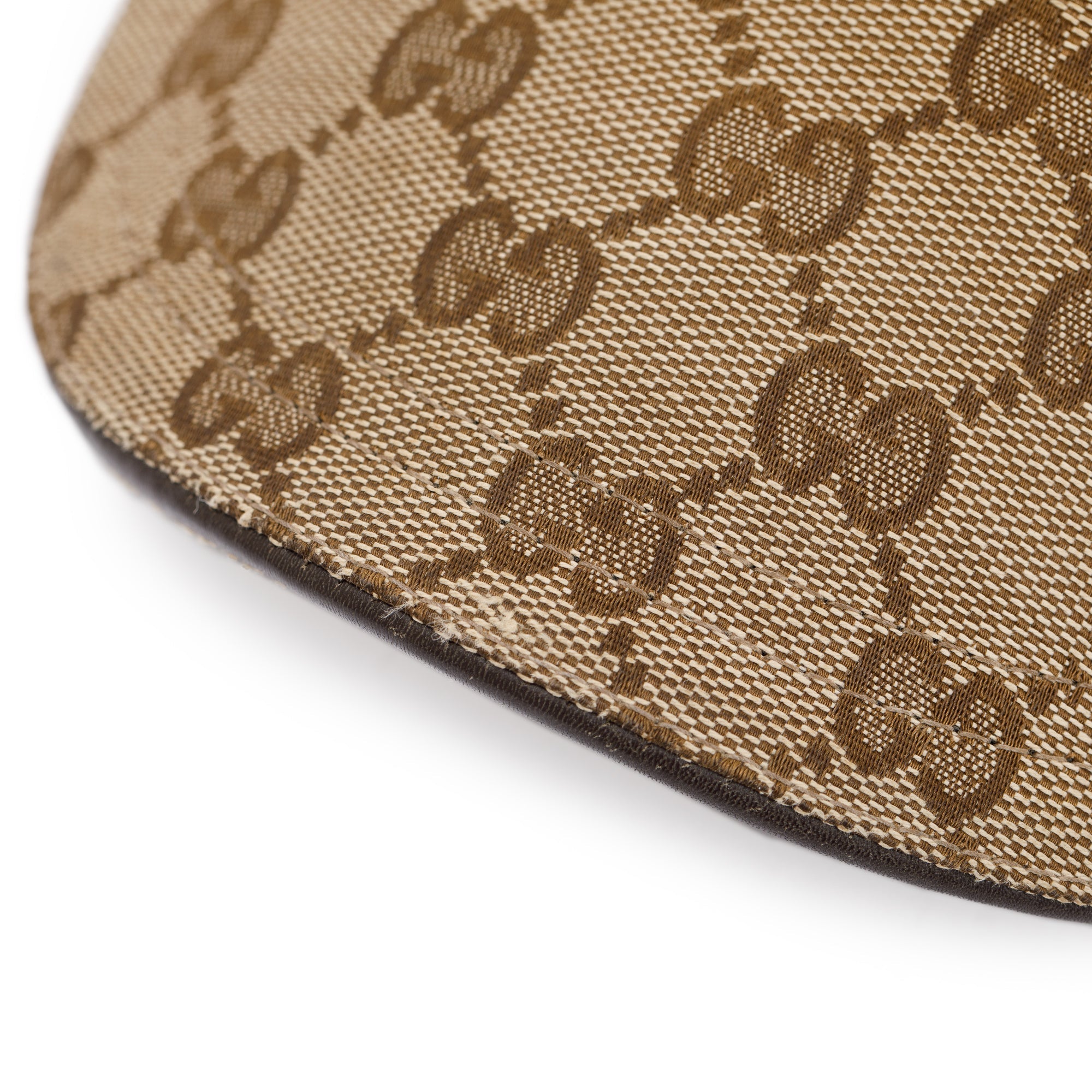 Gucci Original GG Canvas Baseball Hat with Web, Size M 58