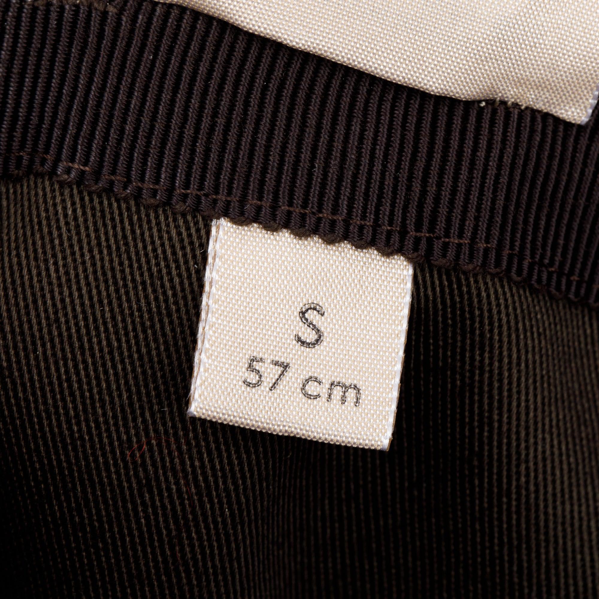 Gucci Original GG Canvas Baseball Hat with Web, Size S 57