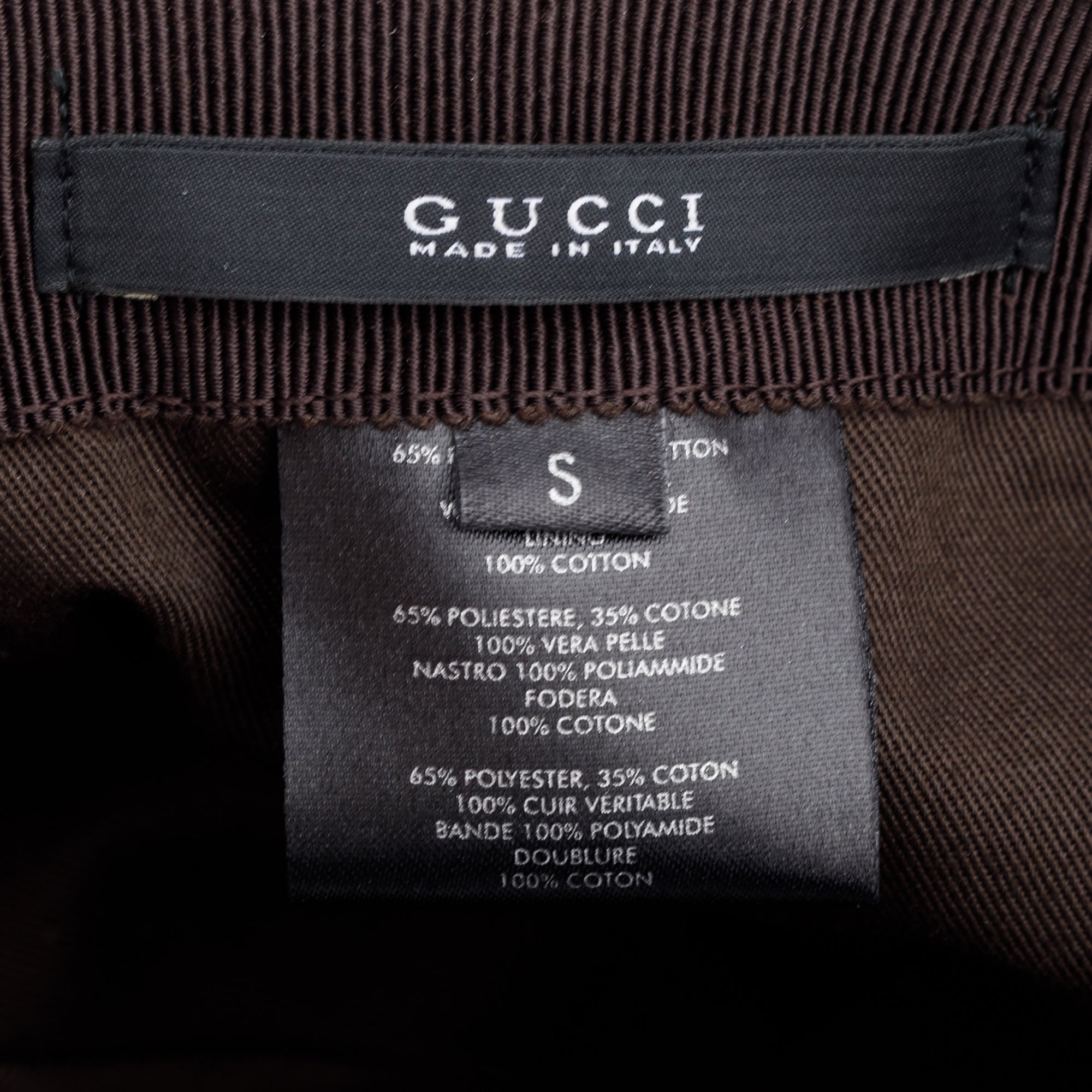 Gucci Original GG Canvas Baseball Hat with Web, Size S 57 w/ Box