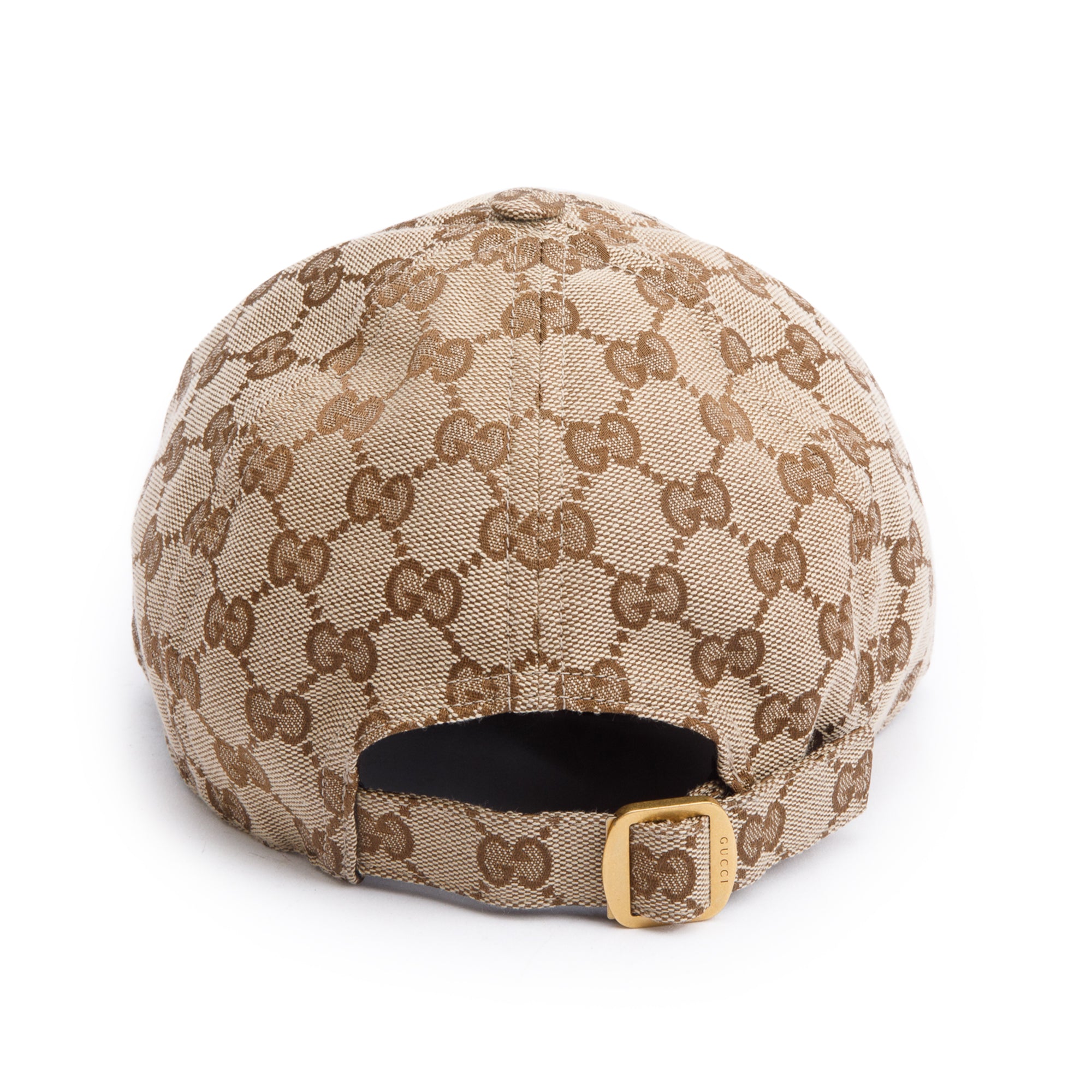 Gucci Original GG Canvas Baseball Hat with Web, Size XL 60