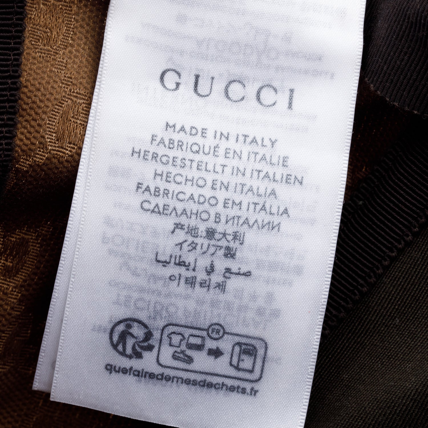 Gucci Original GG Canvas Baseball Hat with Web, Size XL 60