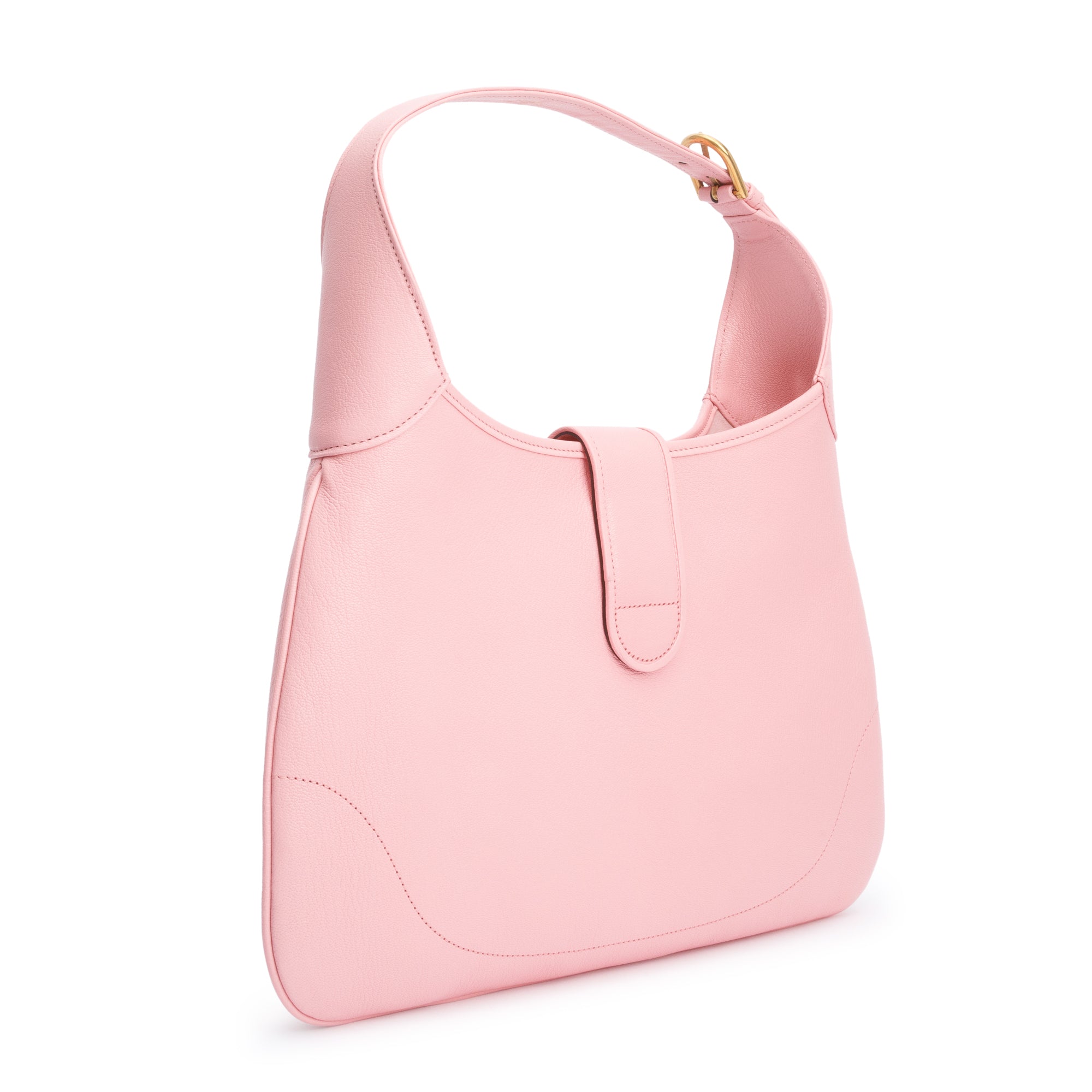 Gucci Pink Calfskin Leather Double GG Medium Aphrodite Shoulder Bag w/ Box