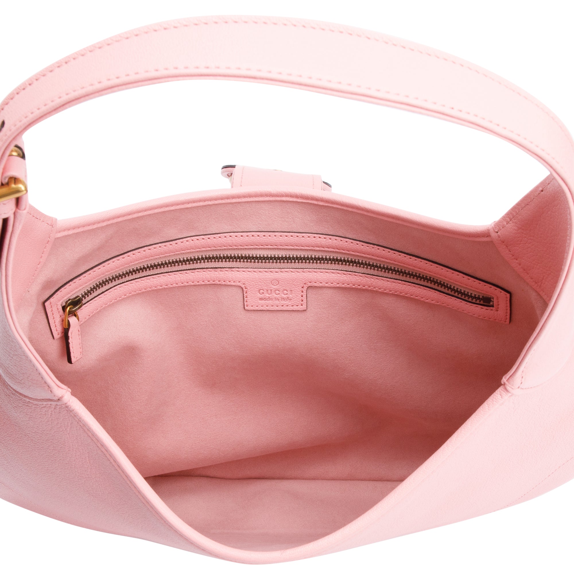 Gucci Pink Calfskin Leather Double GG Medium Aphrodite Shoulder Bag w/ Box