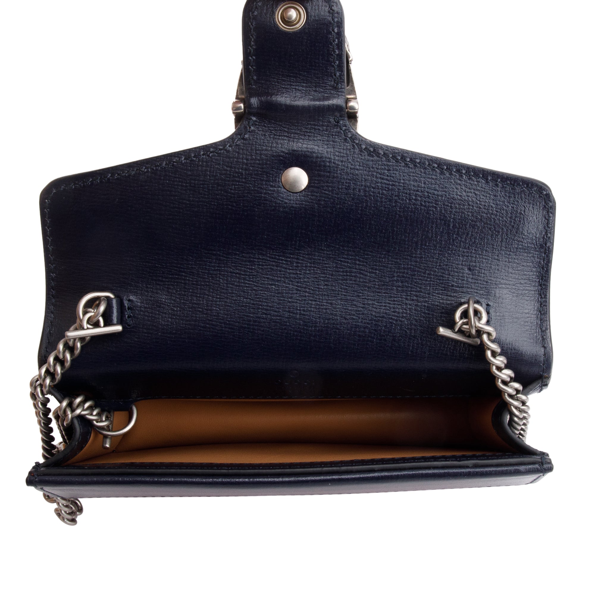 Gucci Pink Corduroy Navy Leather Dionysus Super Mini Bag w/ Box