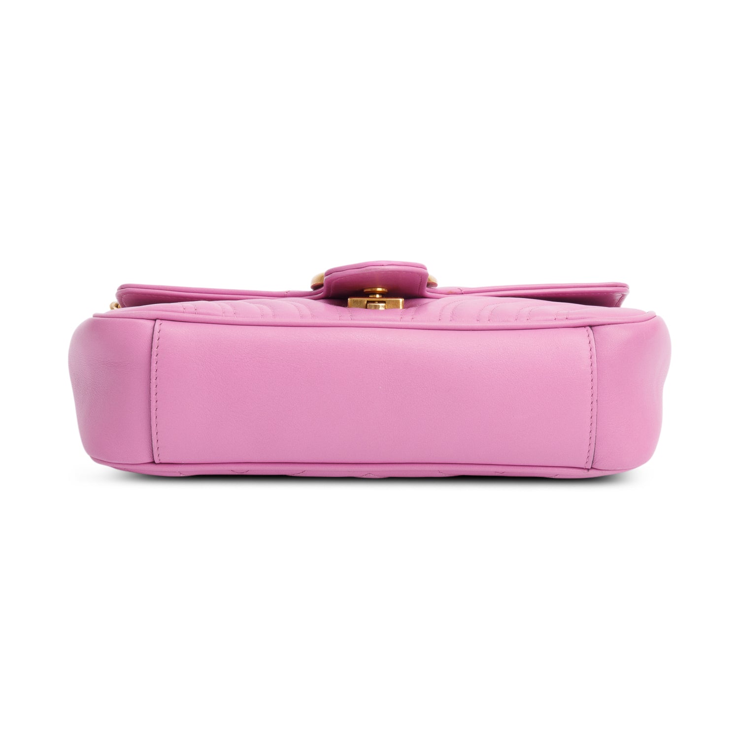 Gucci Pink GG Marmont Matelasse Small Shoulder Bag