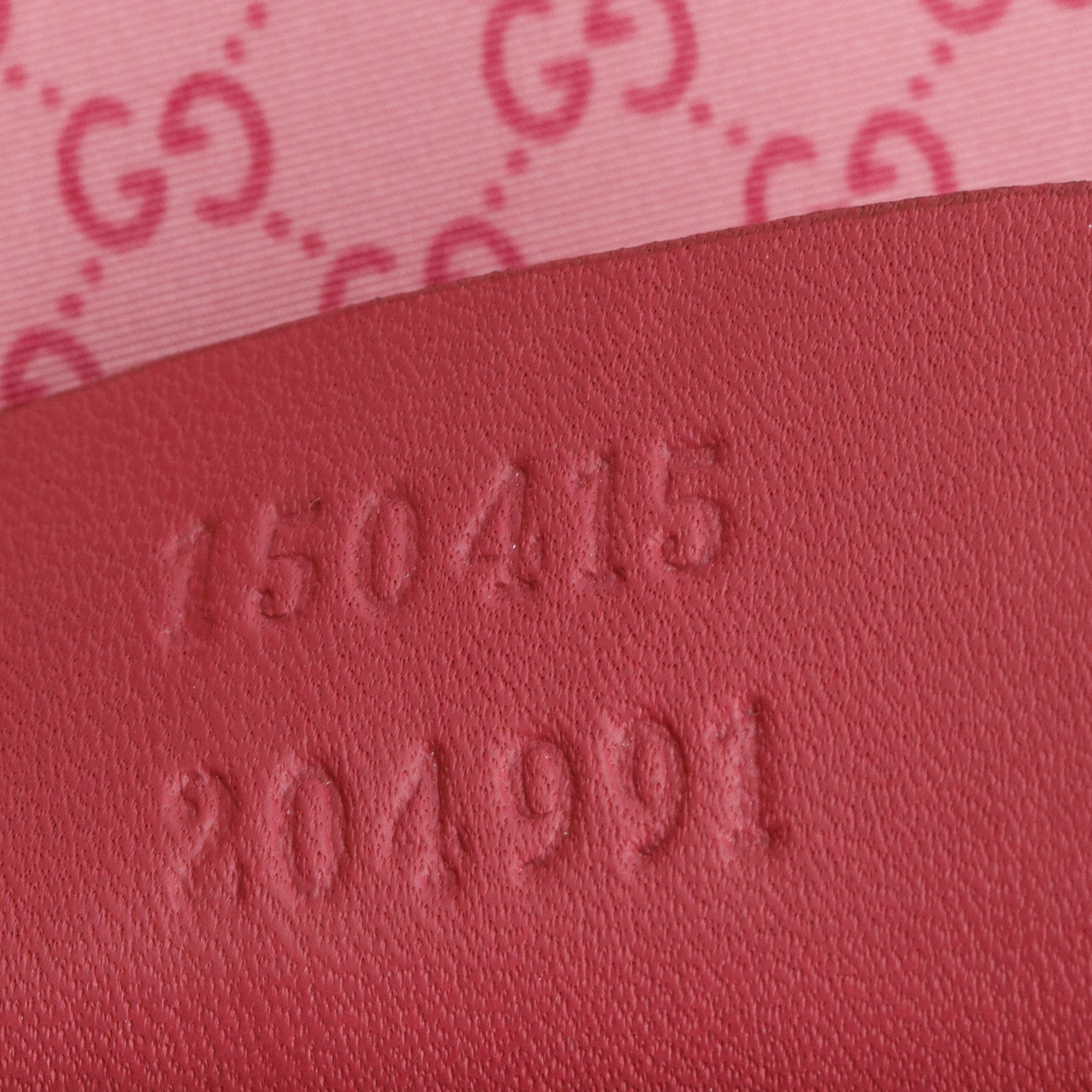 Gucci Pink Micro GG Canvas Clutch