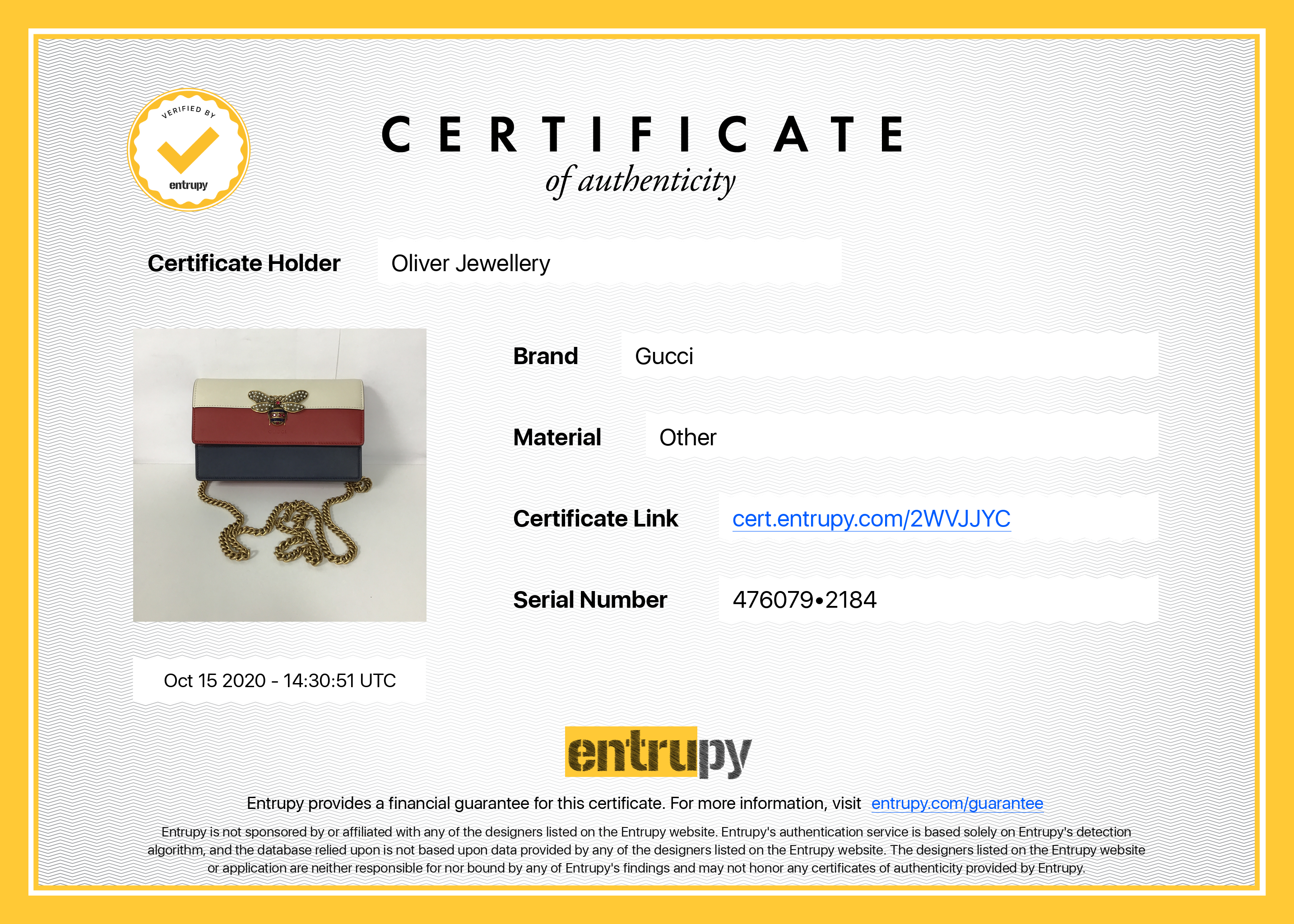 Gucci Queen Margaret Wallet On Chain