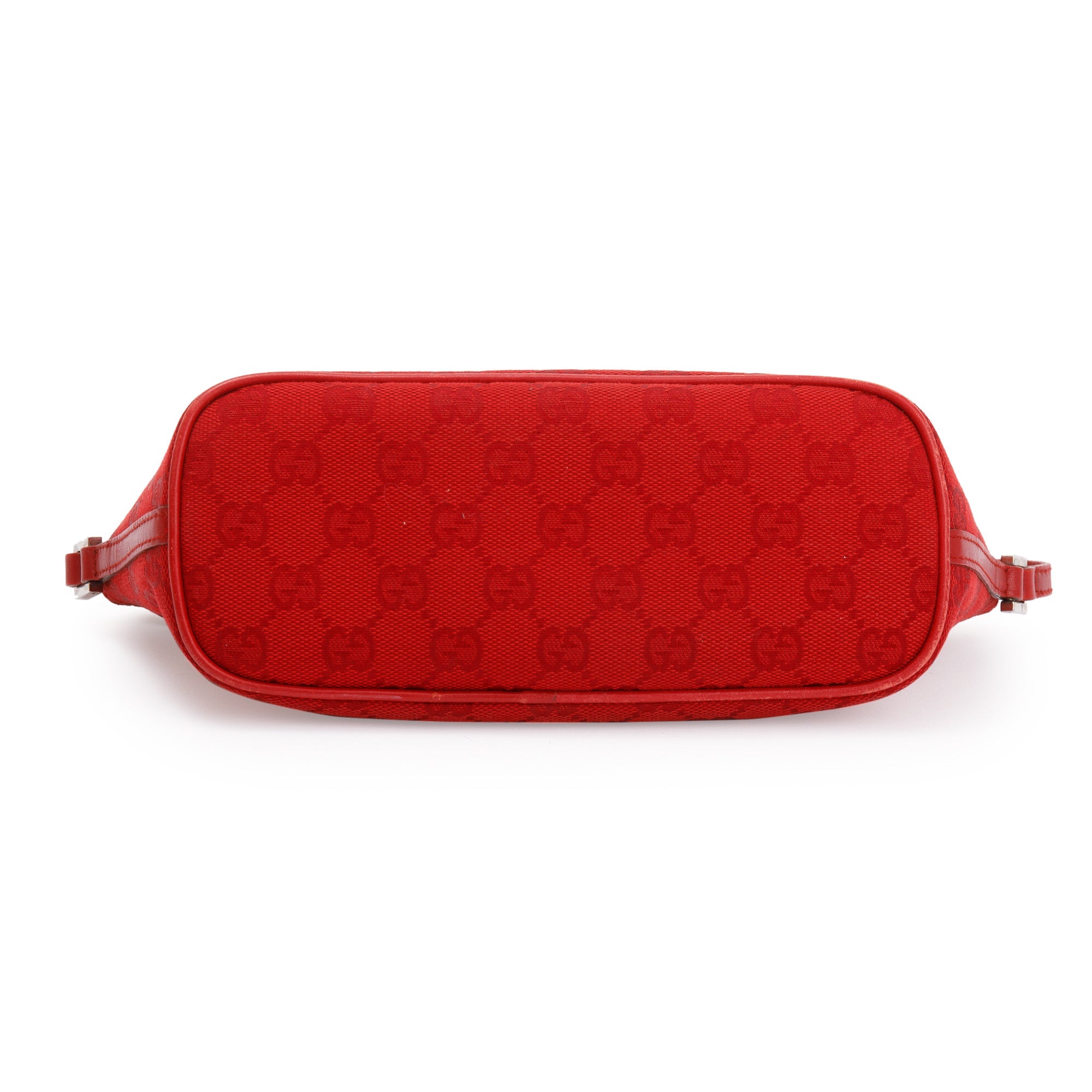Gucci Red GG Canvas Boat Pochette