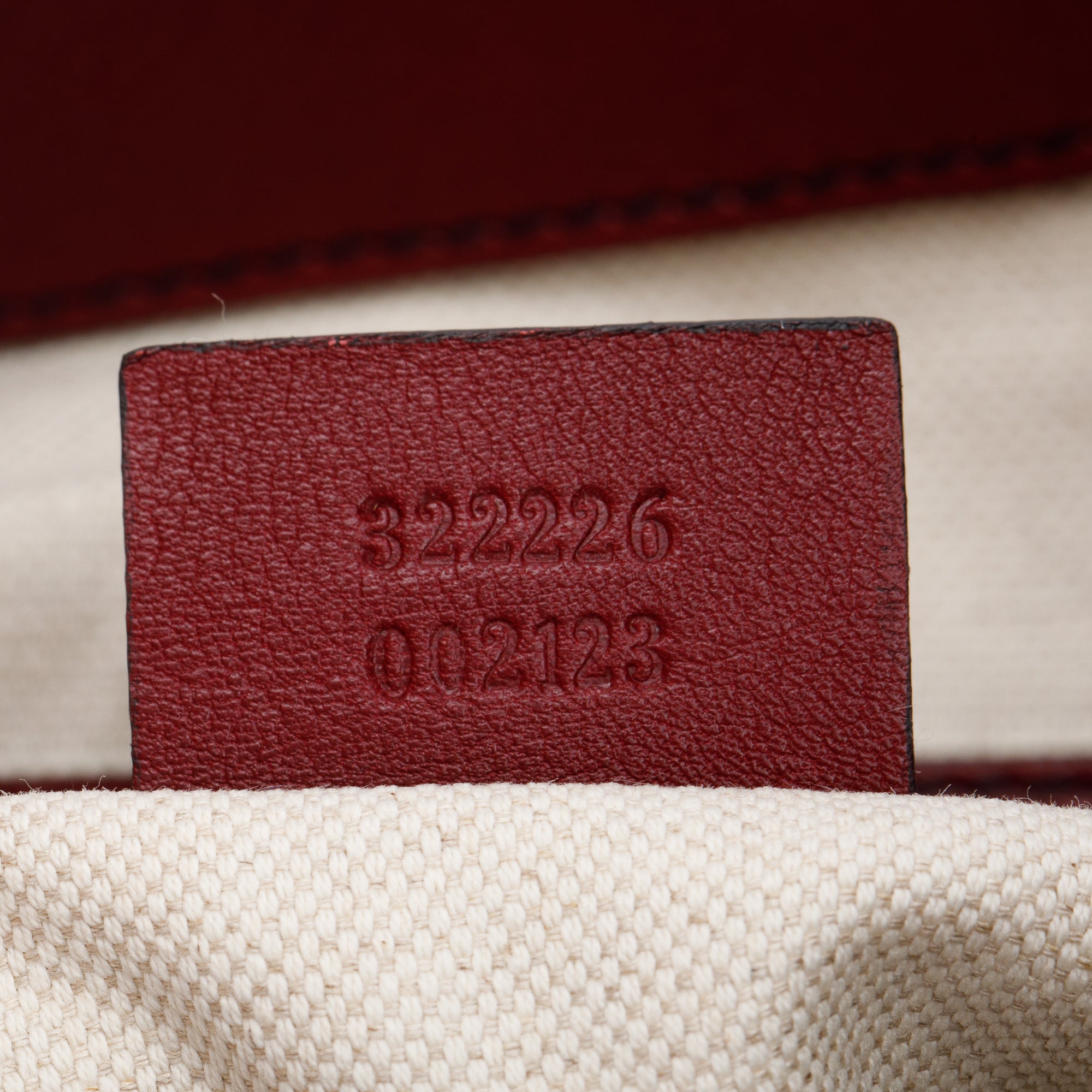 Gucci Red Guccissima Leather Medium Emily Chain Hobo Bag