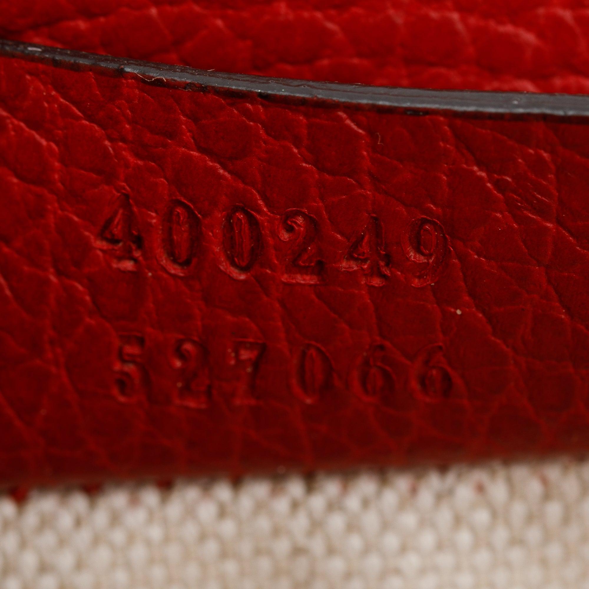 Gucci Red Leather Dionysus Small Shoulder Bag