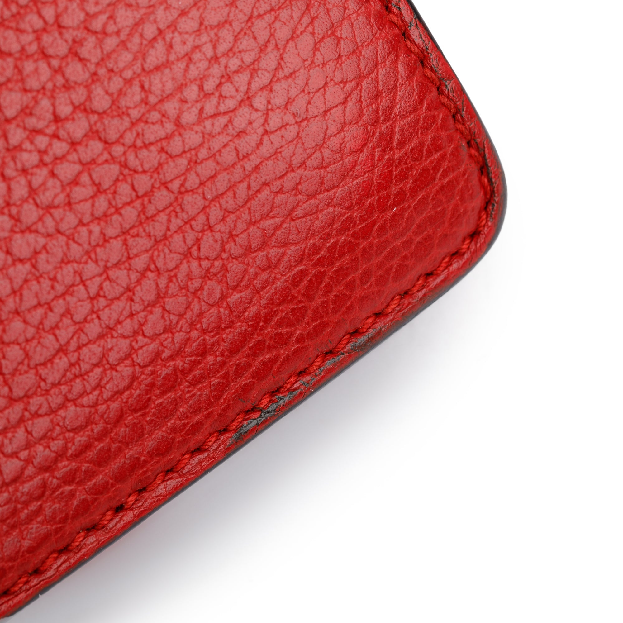 Gucci Red Leather Dionysus Small Shoulder Bag