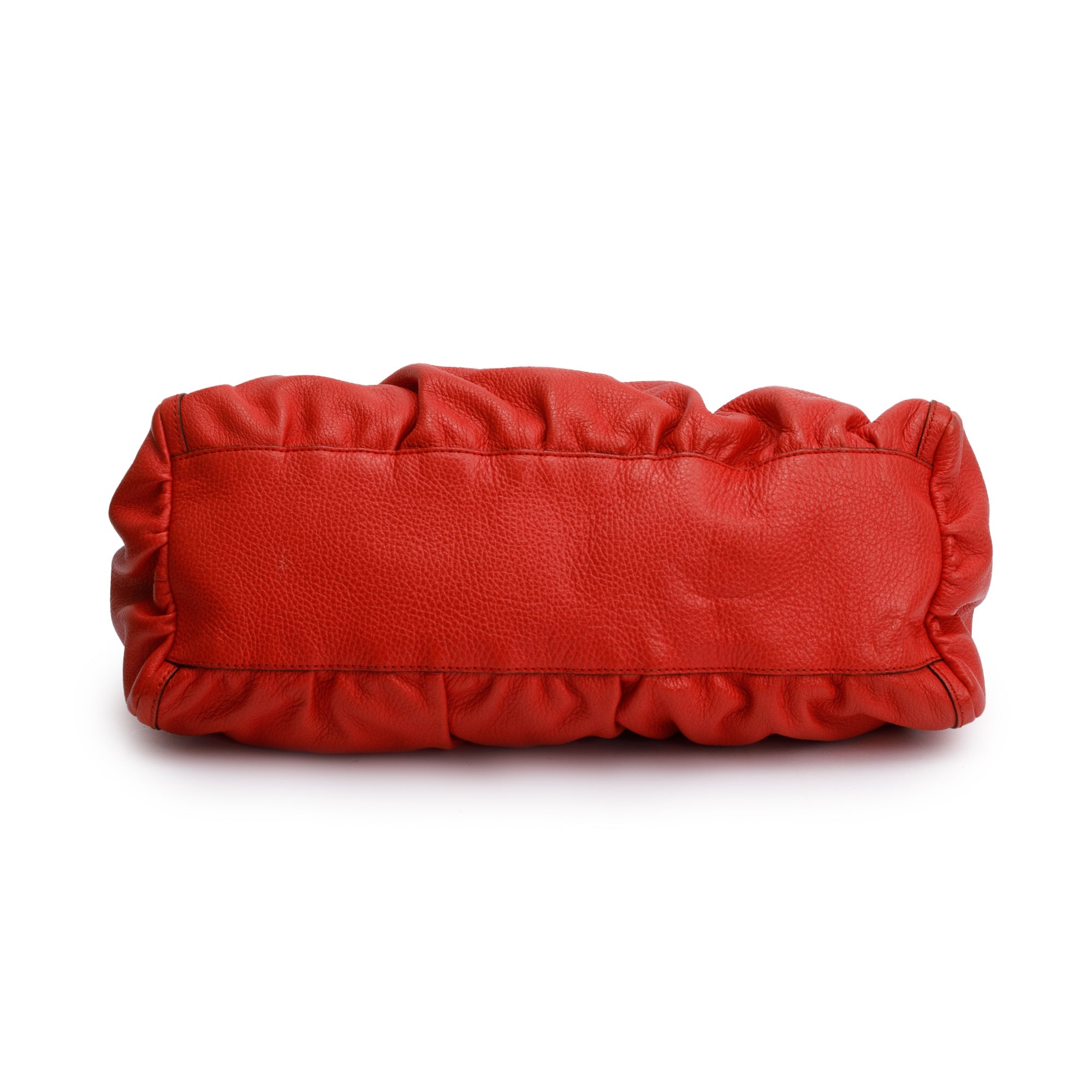 Gucci Red Leather Medium Abbey D-Ring Hobo