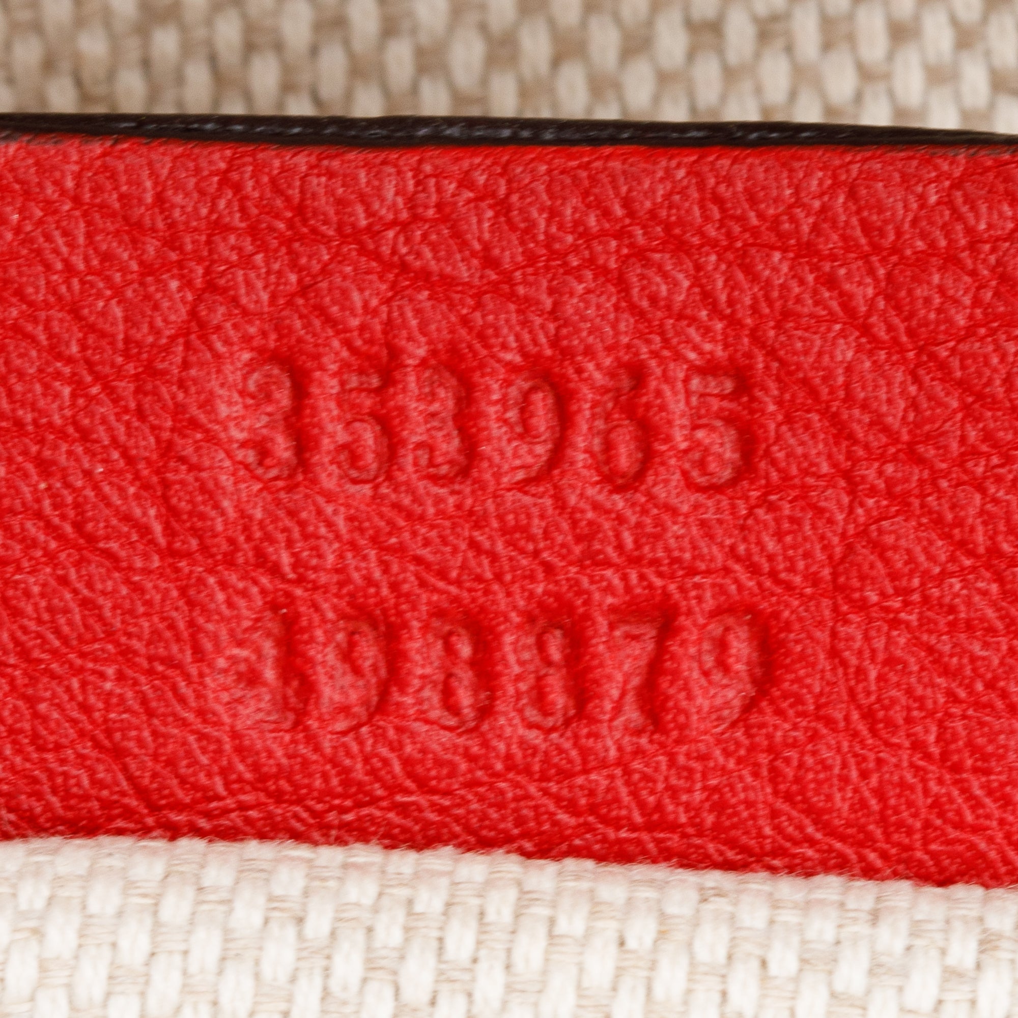 Gucci Red Leather Mini Soho Chain Crossbody Bag