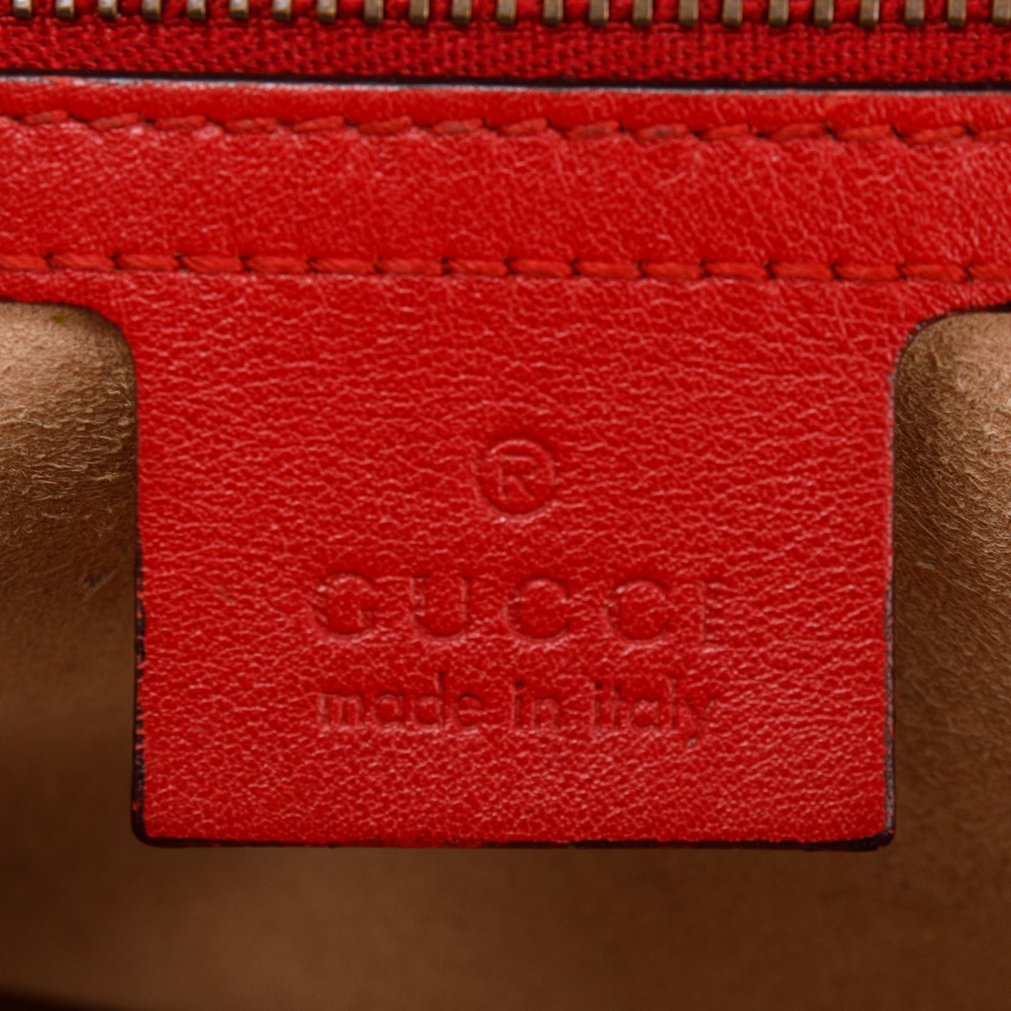 Gucci Red Medium GG Marmont Matelasse Bag