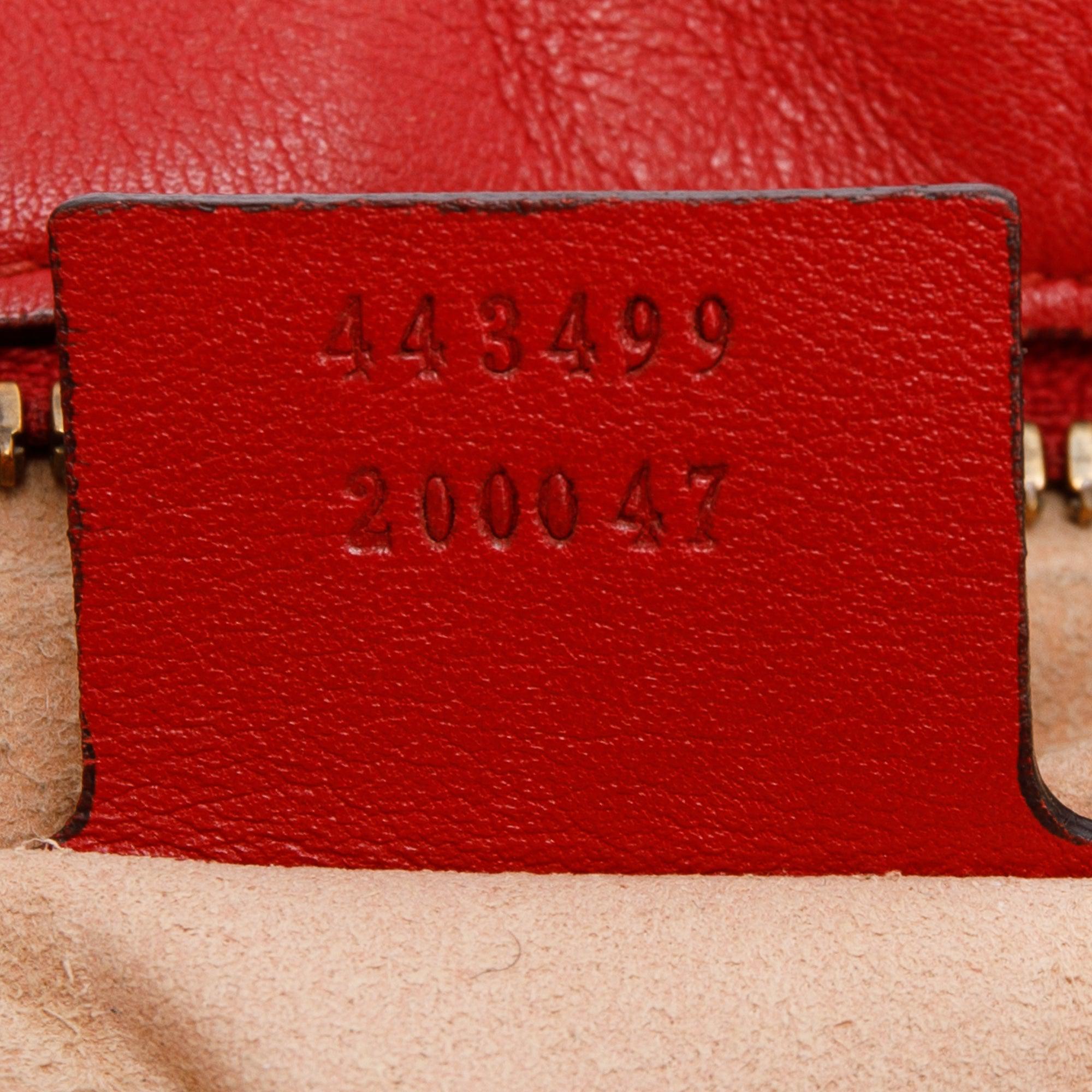 Gucci Red Medium GG Marmont Matelasse Bag