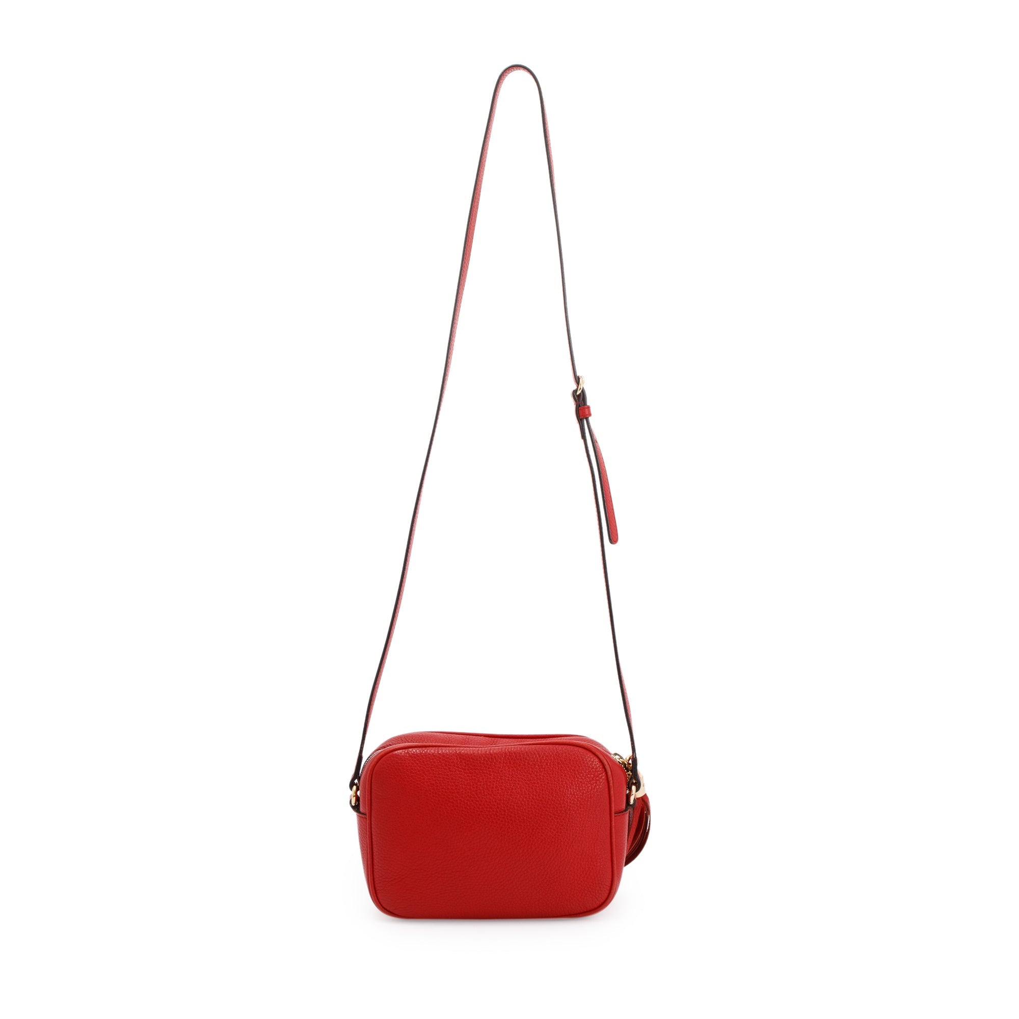 Gucci Red Soho Small Leather Disco Bag