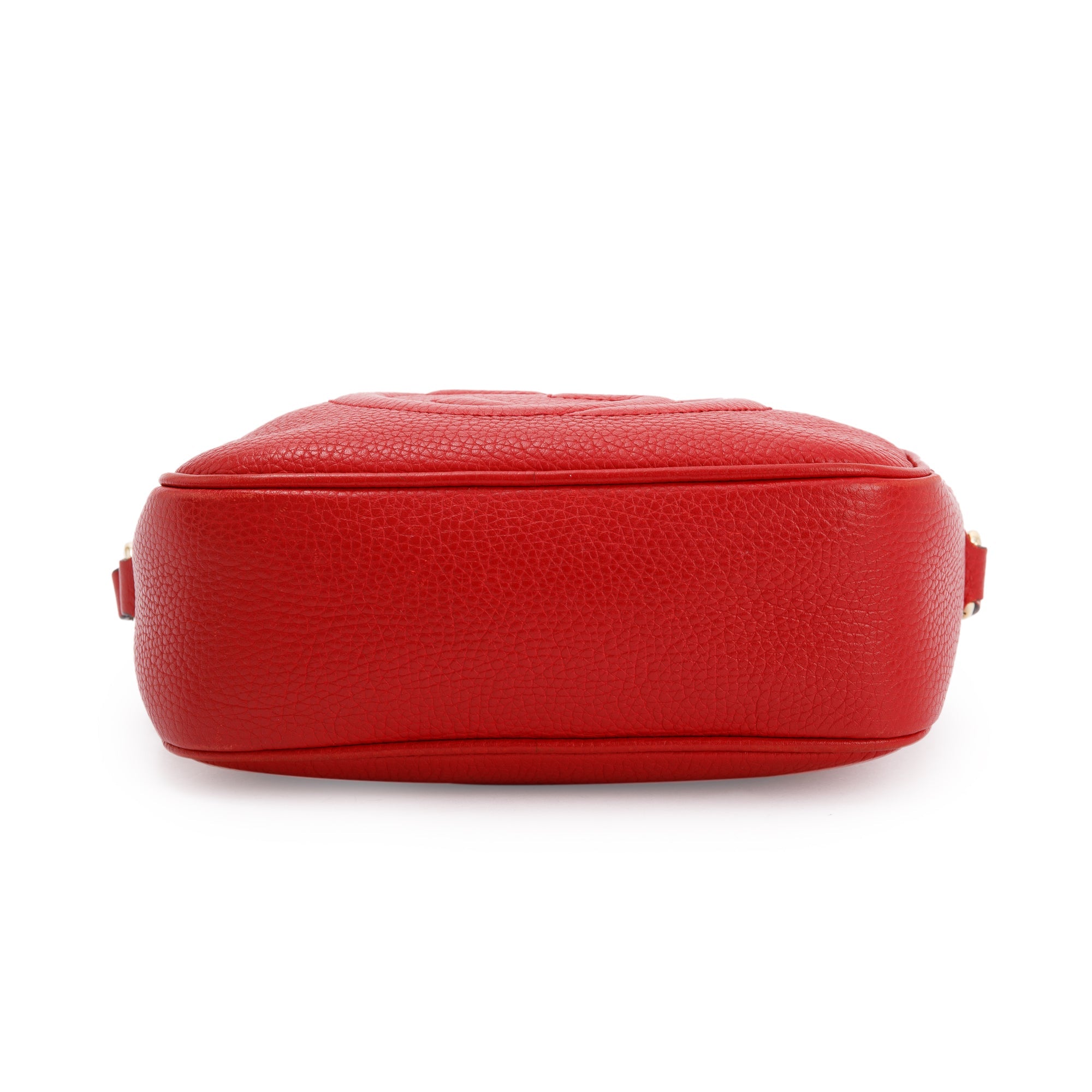 Gucci Red Soho Small Leather Disco Bag