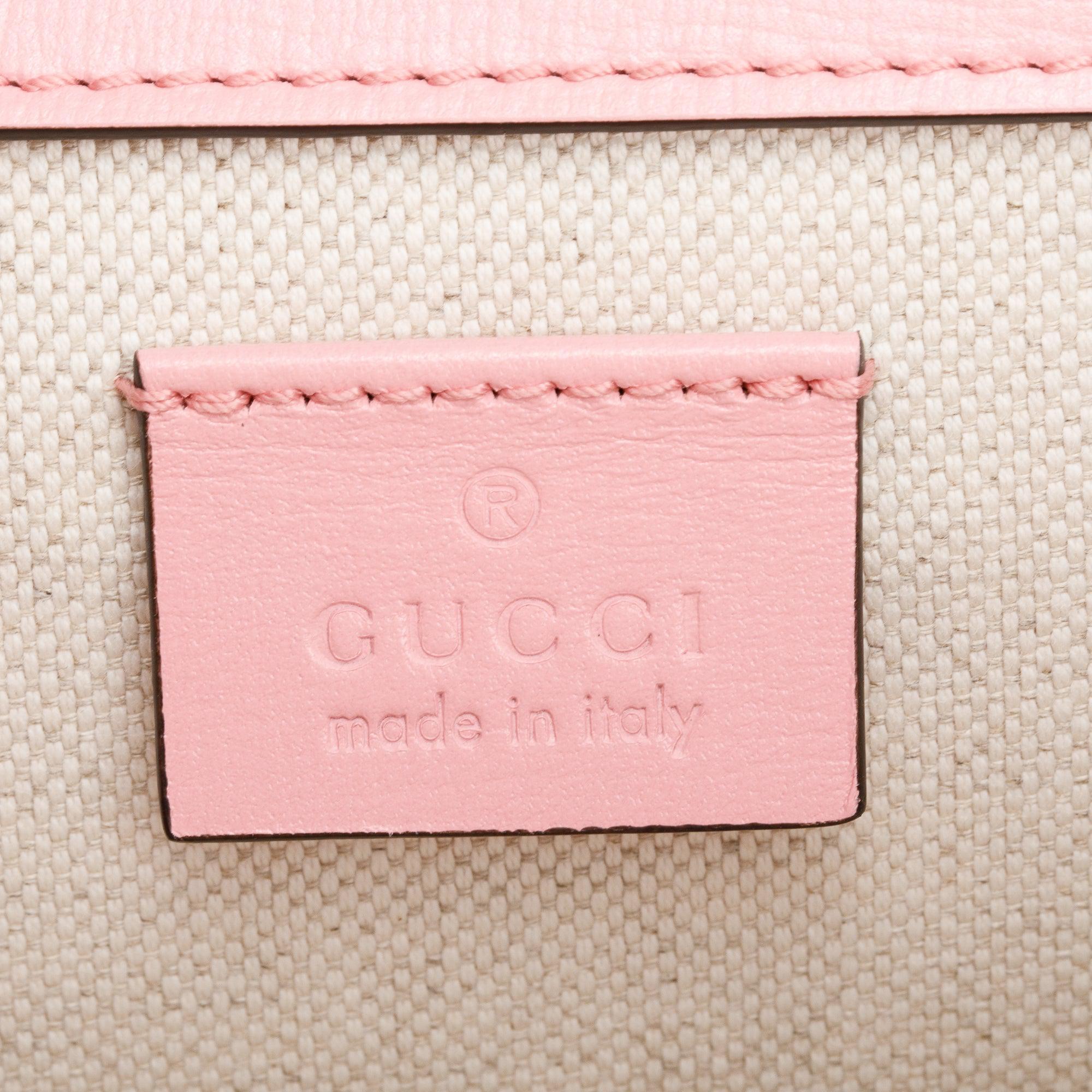 Gucci Red/Pink Bicolor Calfskin Leather Small Dionysus Shoulder Bag