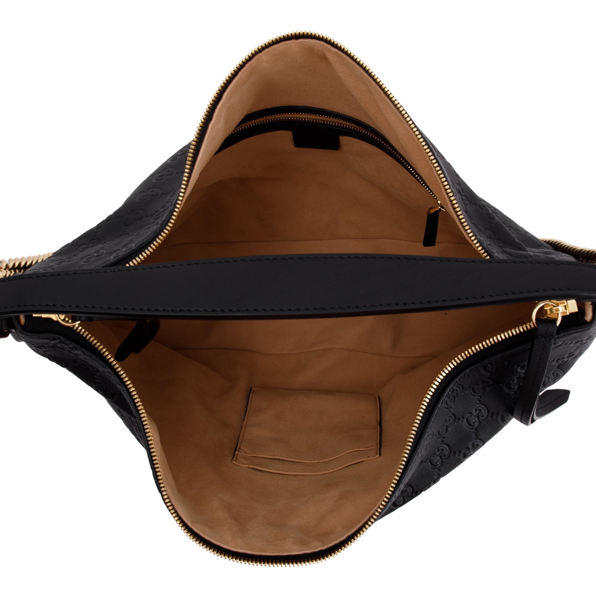 Gucci Signature Leather Linea A Large Hobo