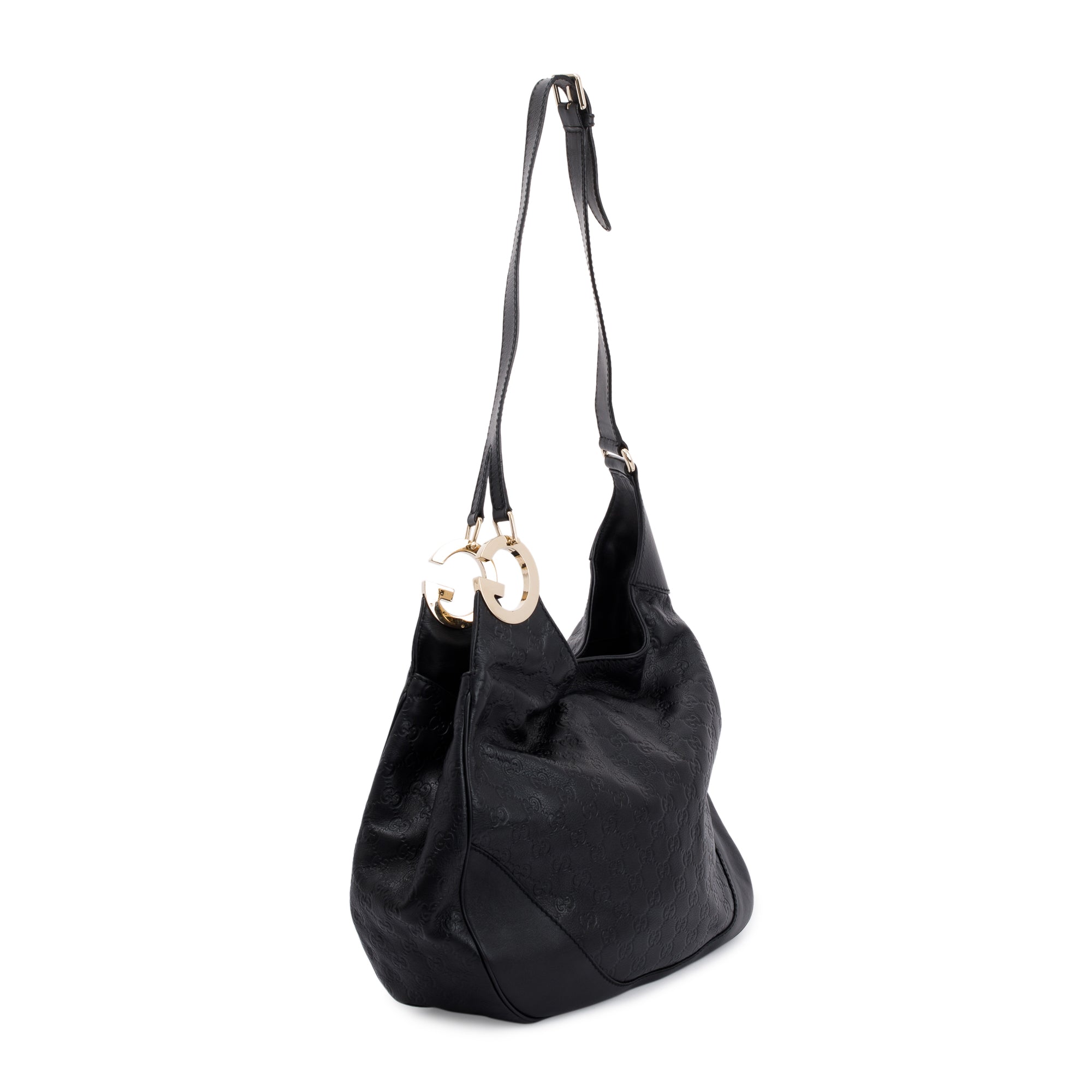 Gucci Signature Leather Medium Charlotte Hobo