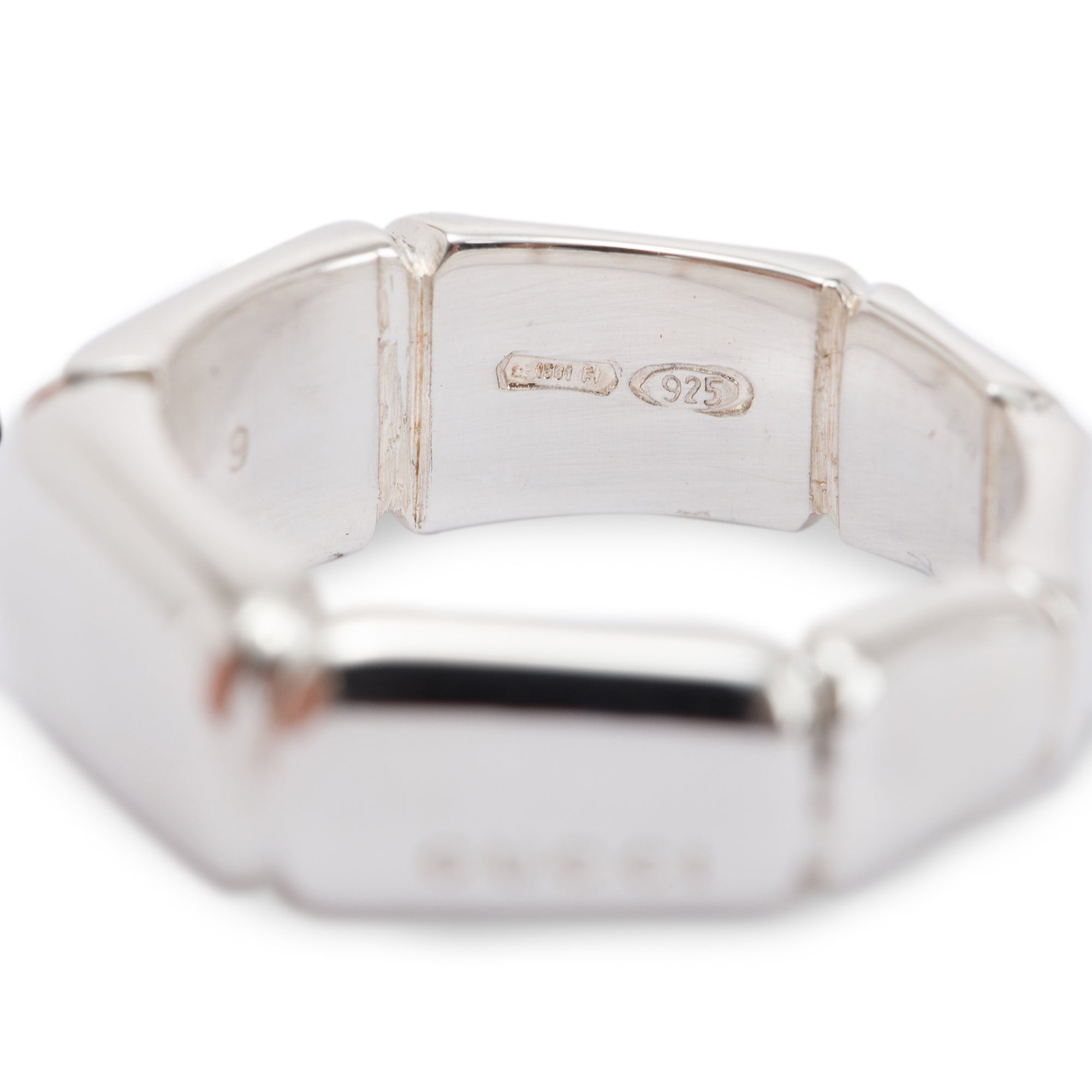 Gucci Silver Bamboo Ring