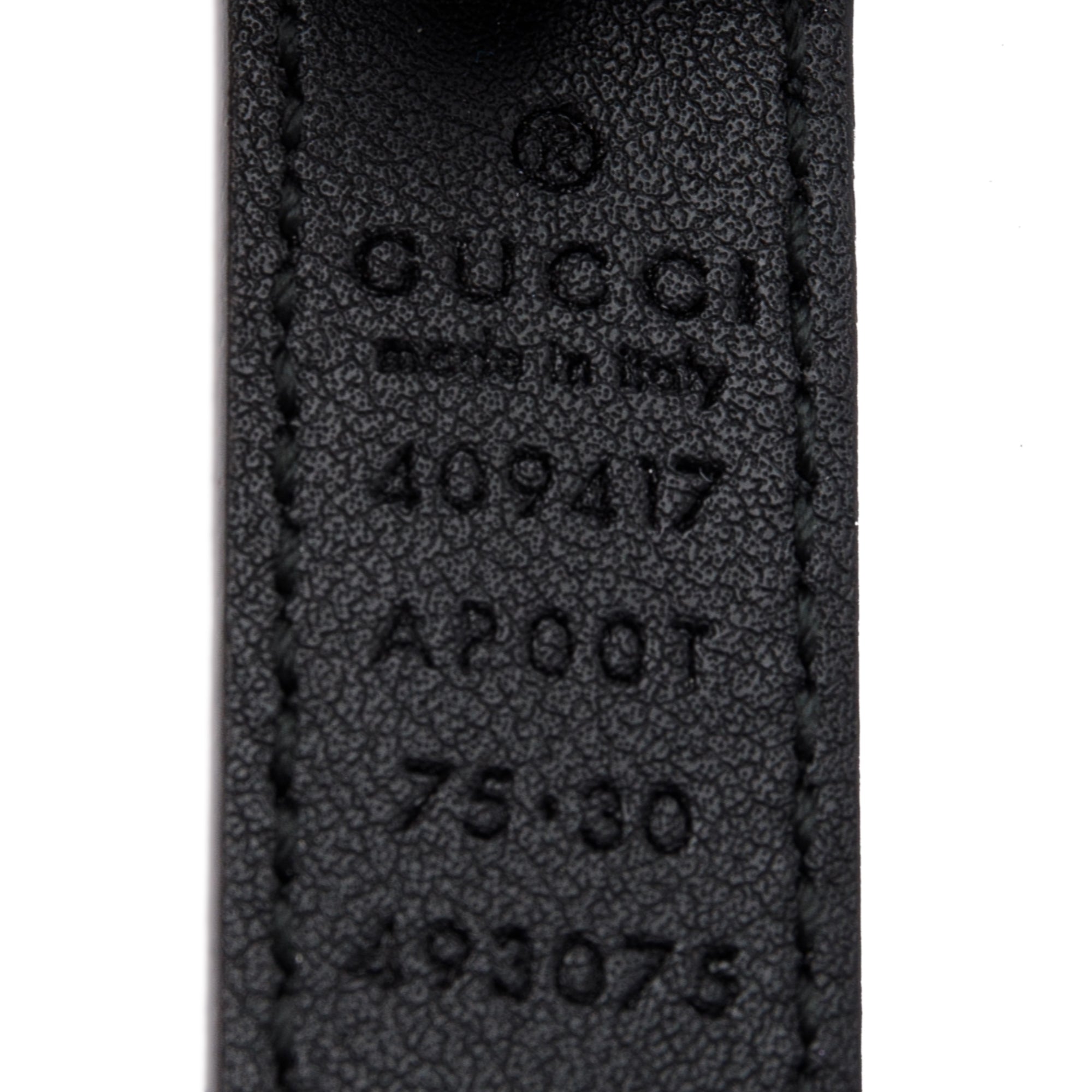 Gucci Skinny Leather Belt with Double G Buckle w/ Box