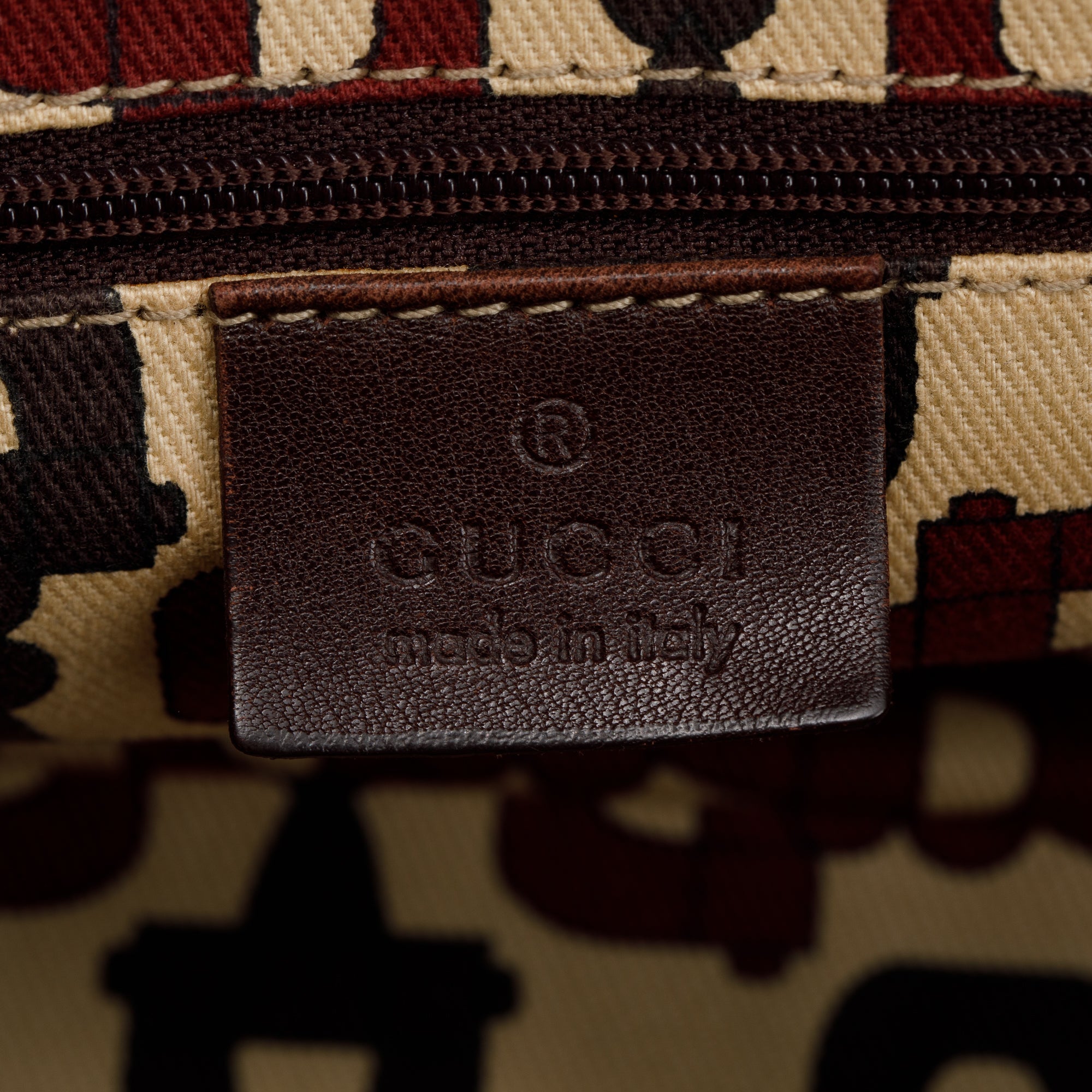 Gucci Small Brown Signature GG Leather Princy Boston Bag