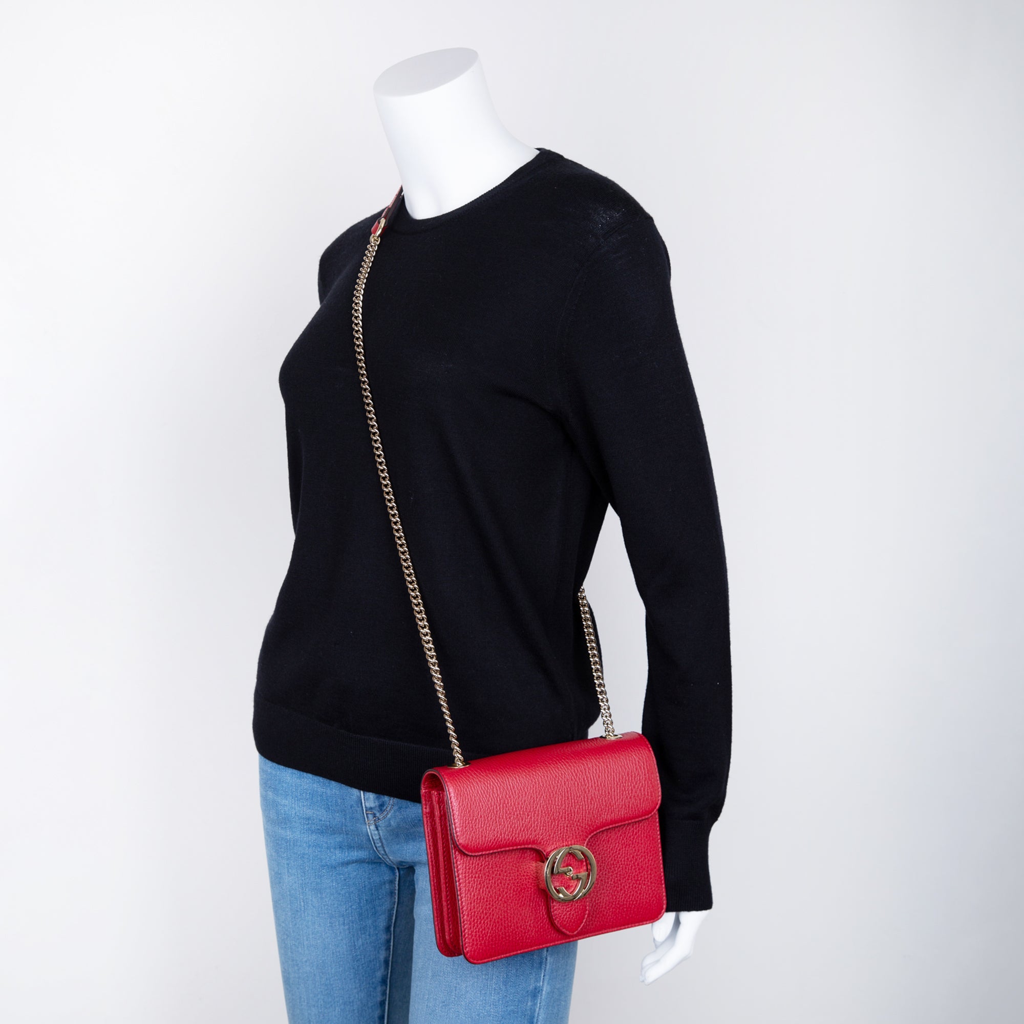 Gucci Small Dollar Interlocking G Shoulder Bag