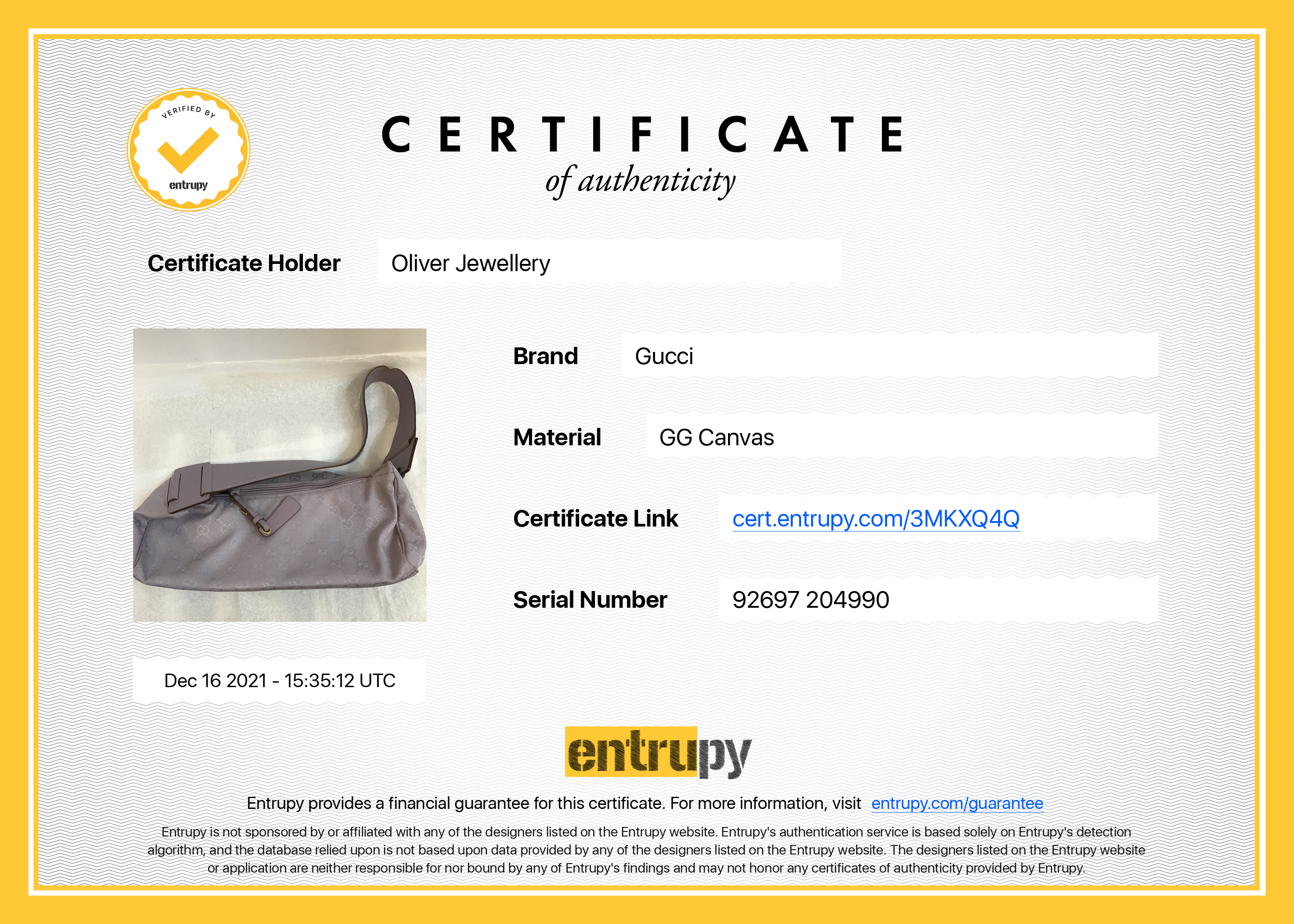 Gucci Small GG Canvas Shoulder Bag