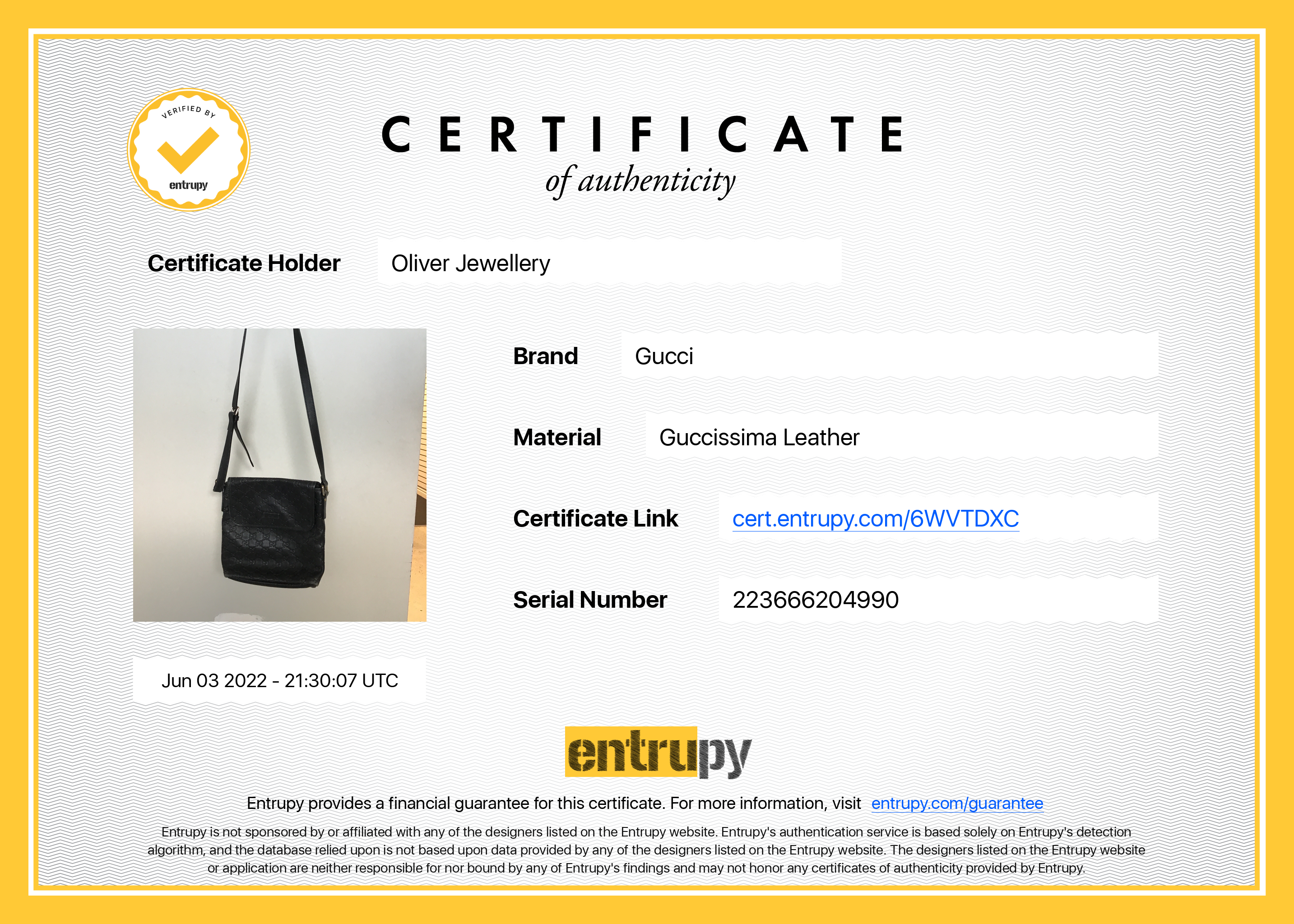 Gucci Small GG Signature Messenger Bag