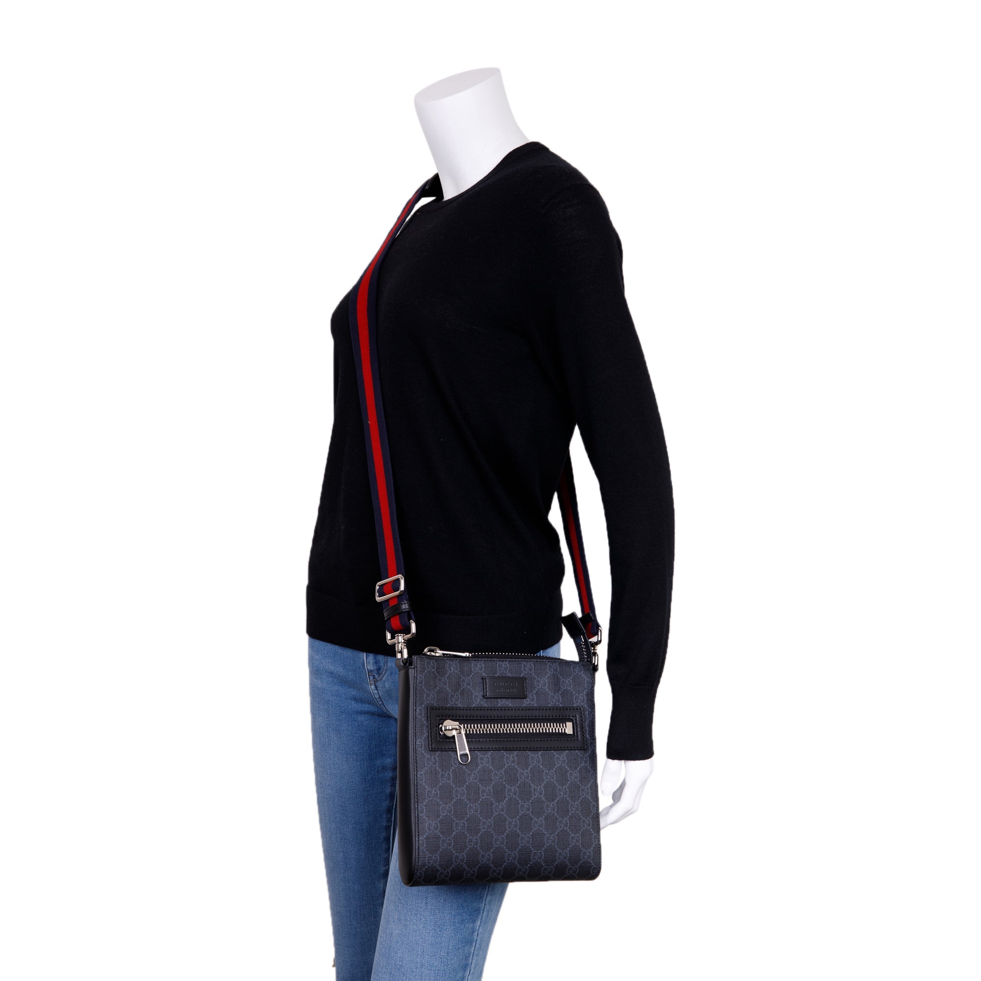 Gucci Small GG Supreme Messenger Bag