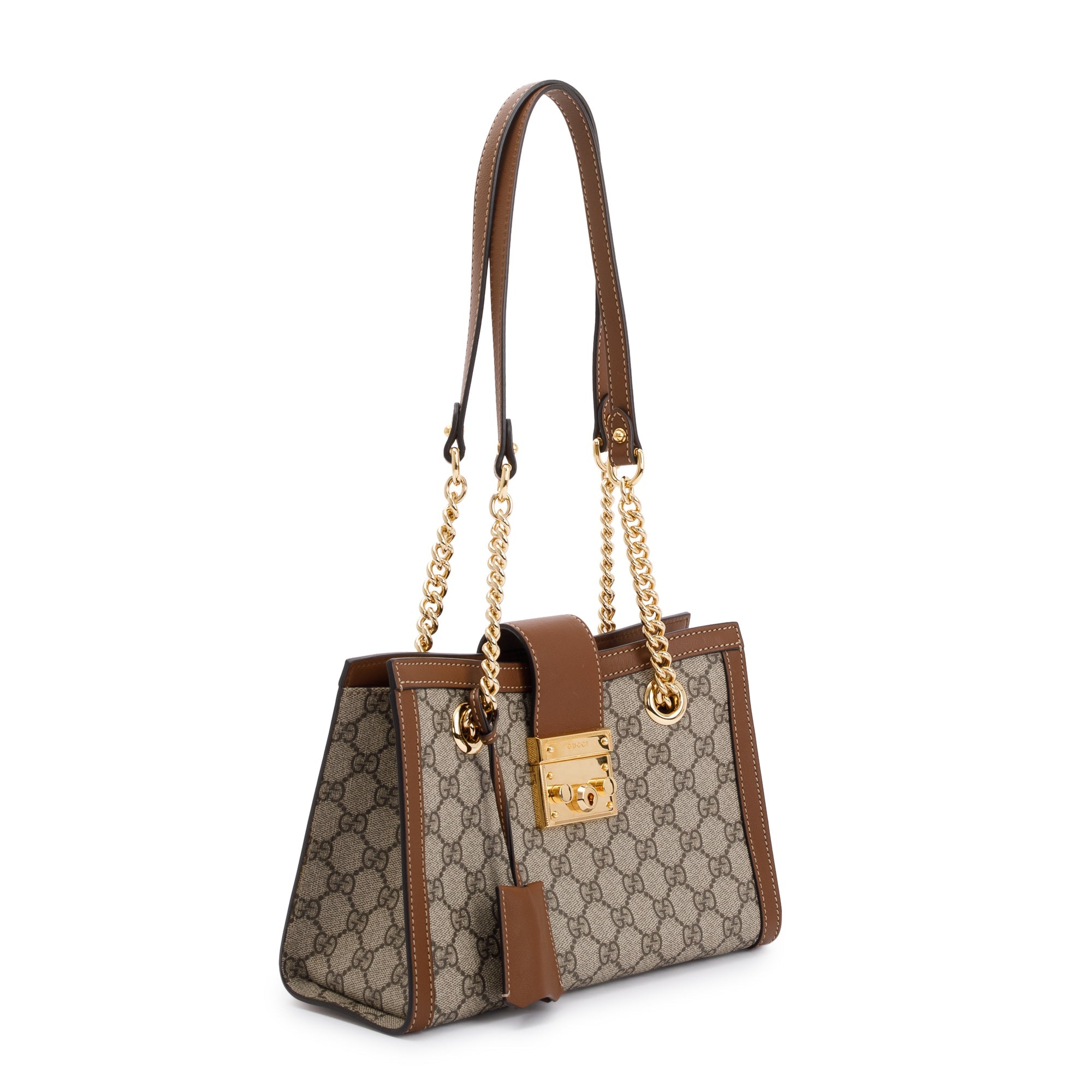 Gucci Small GG Supreme Padlock Shoulder Bag