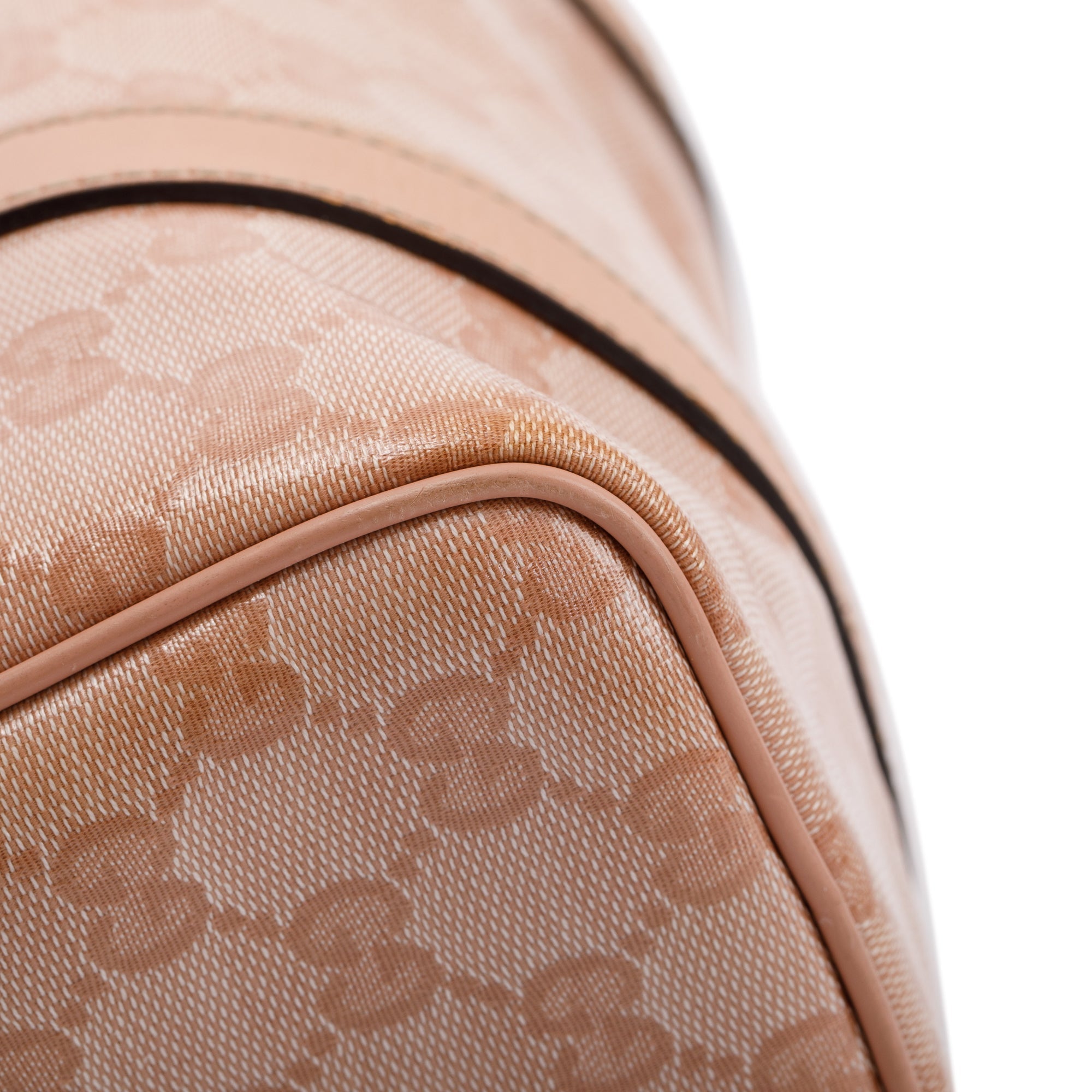 Gucci Small Pink Crystal GG Imprime Joy Boston Bag