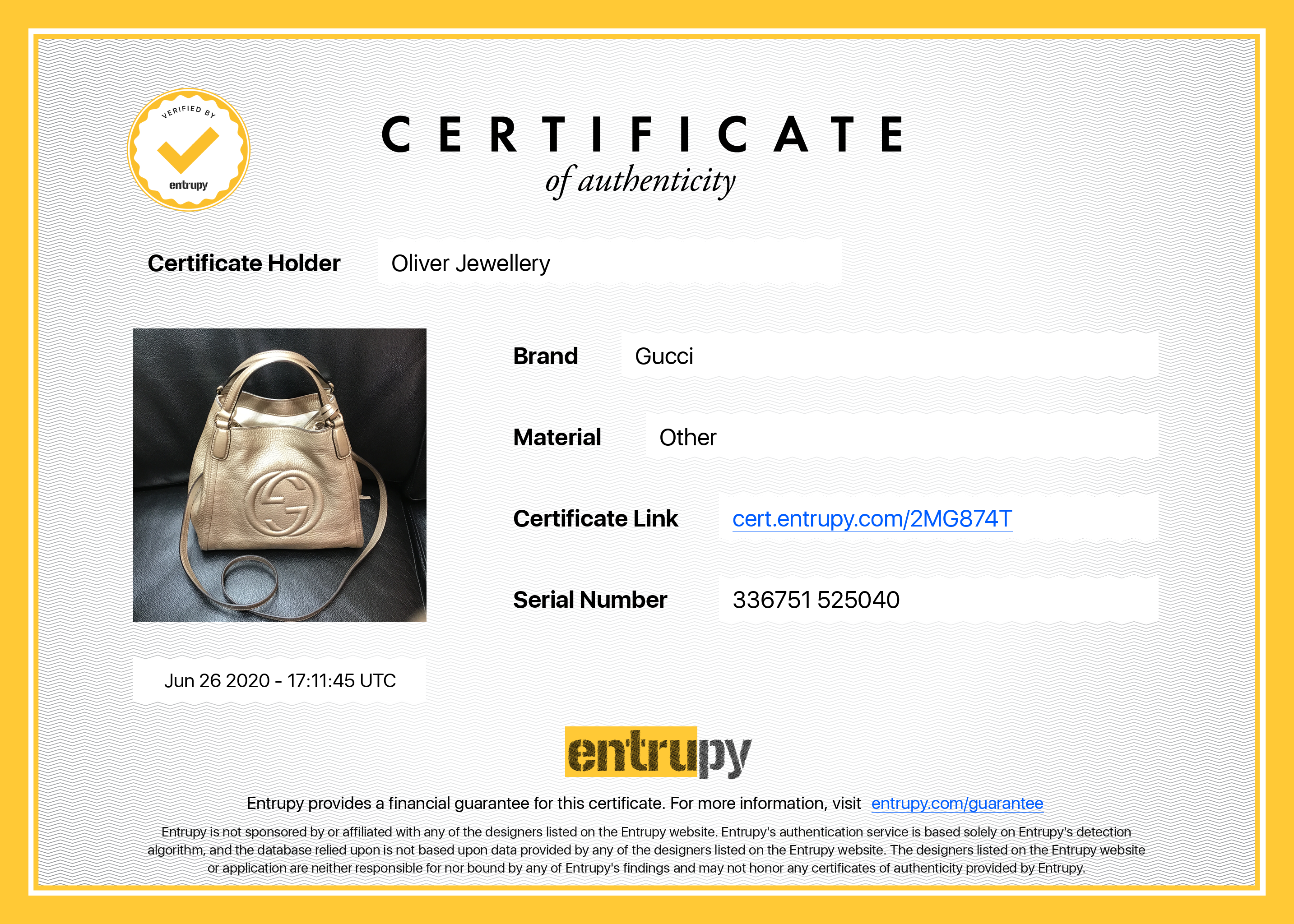 Gucci Small Soho Convertible Shoulder Bag