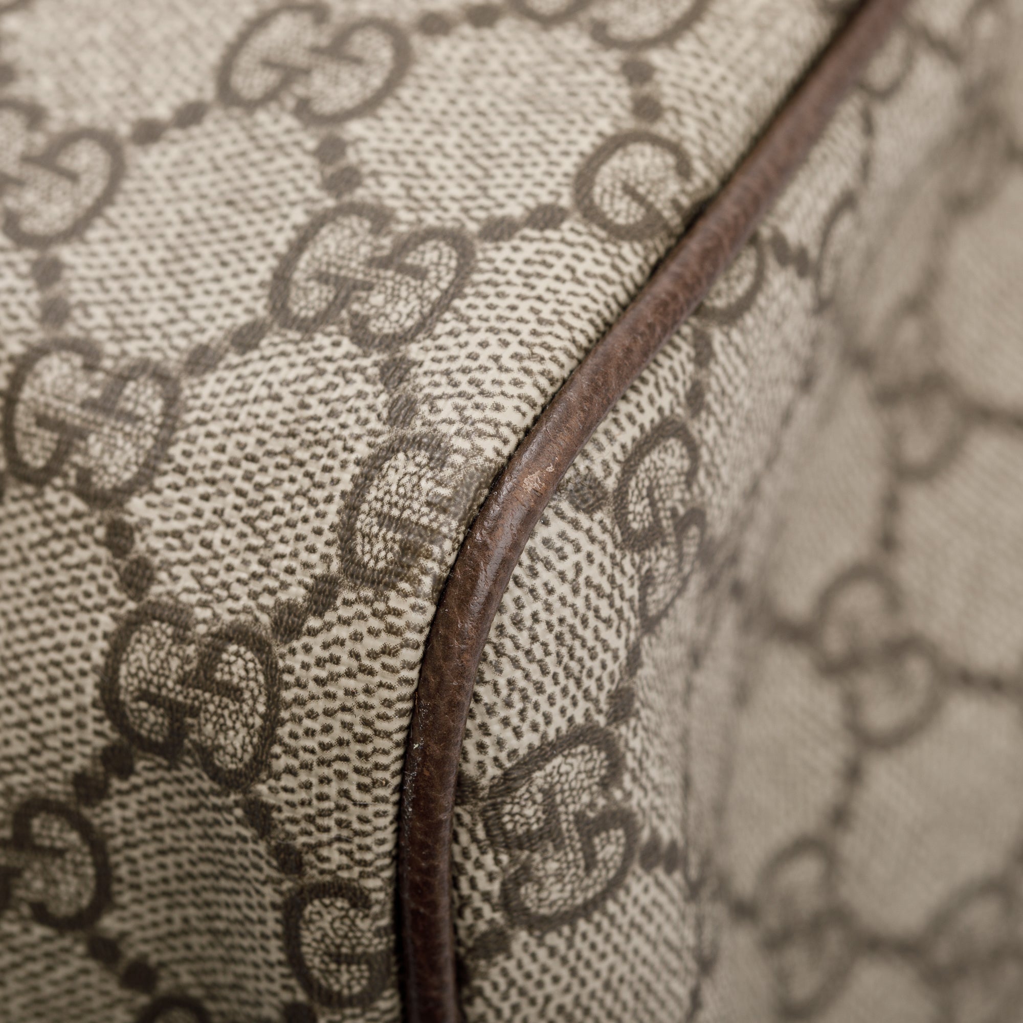 Gucci Soft GG Supreme Maxi Duffle Bag with Web