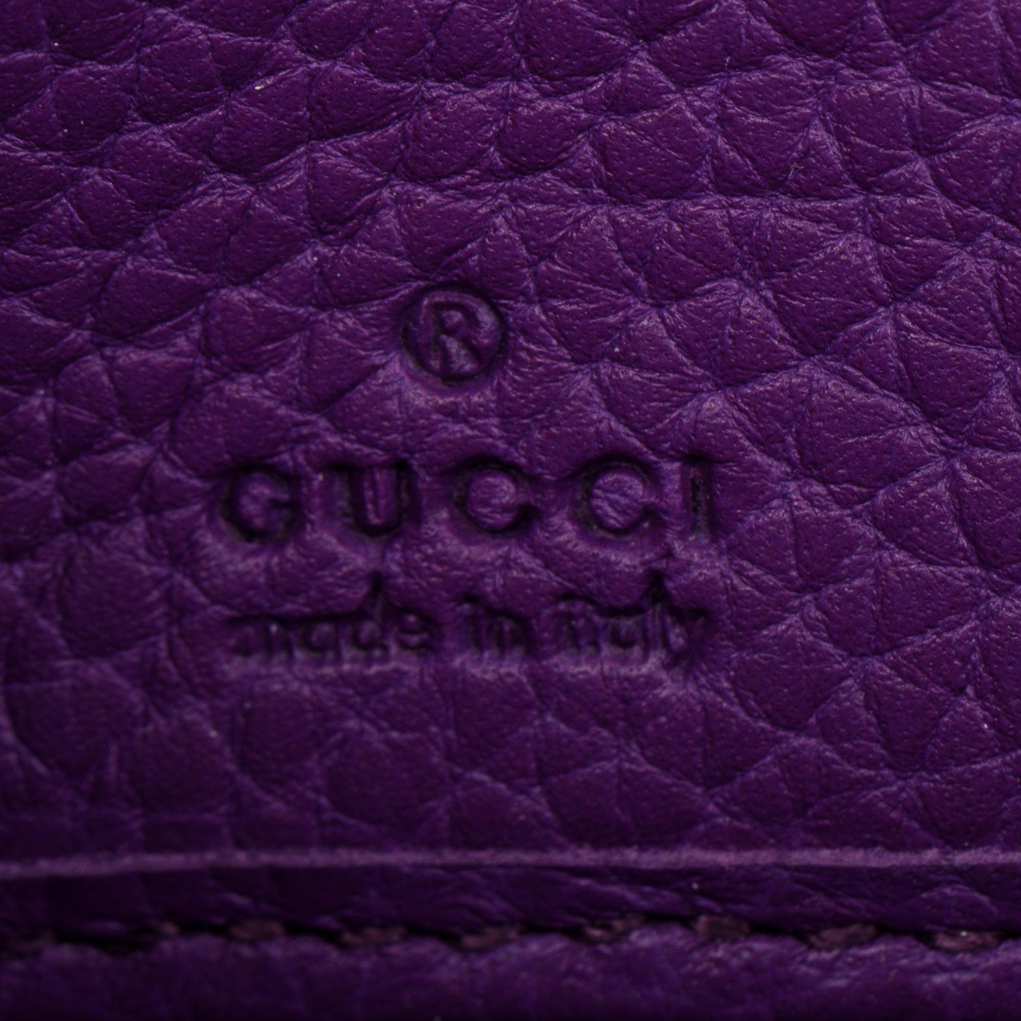 Gucci Soho Leather Zip Around Wallet w/ Box