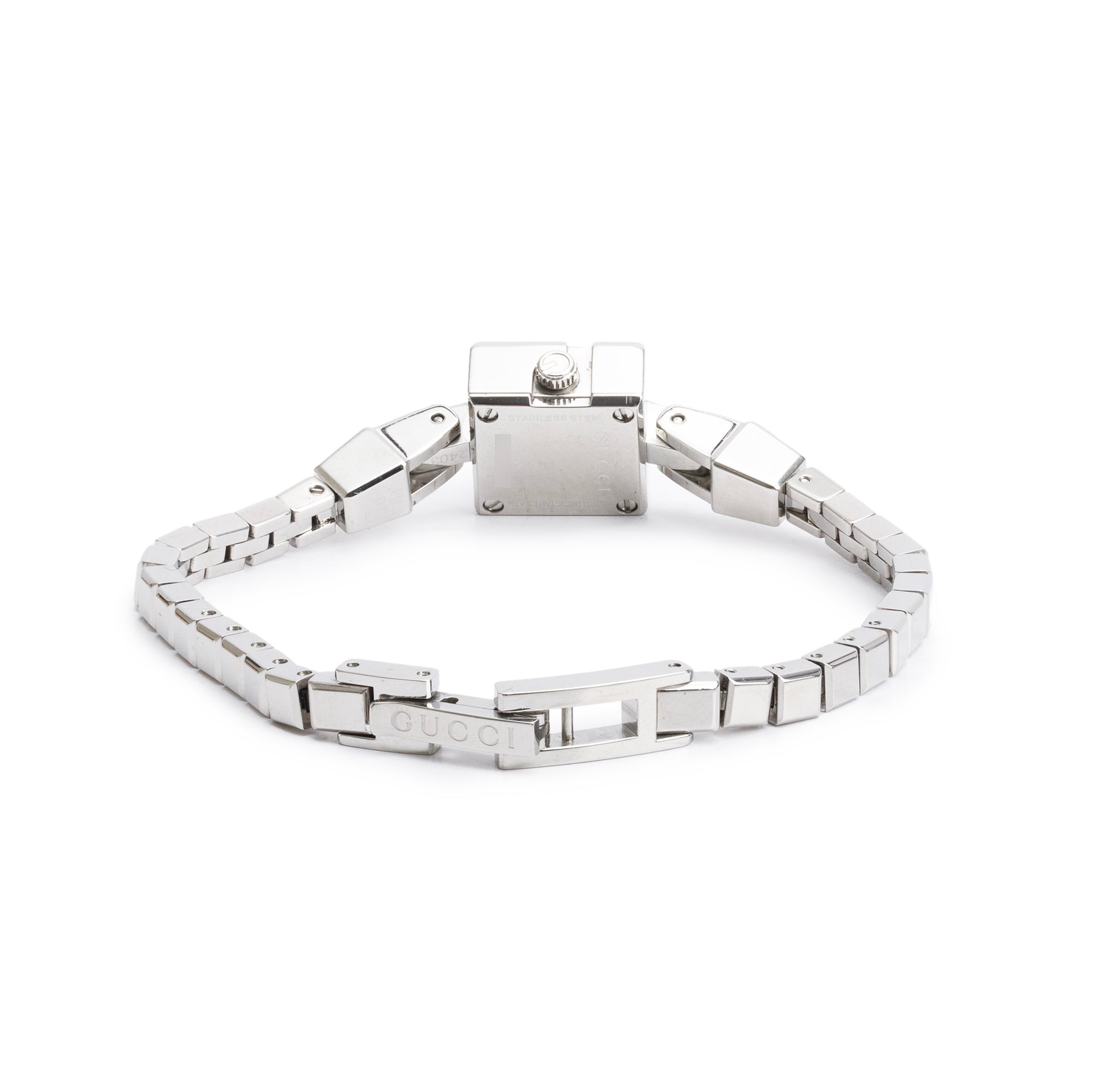 Gucci Stainless Steel 102 Series Diamond Bezel 14 MM Watch w/ Box & Papers