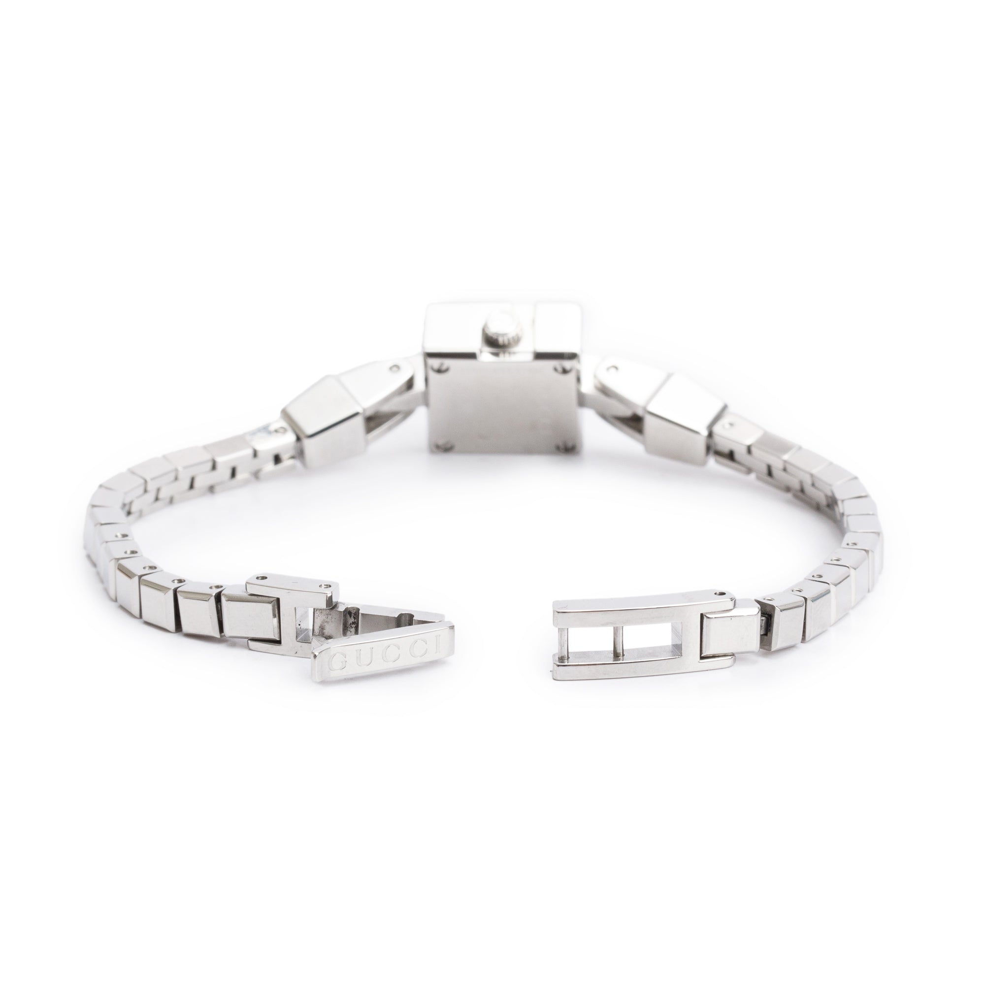 Gucci Stainless Steel 102 Series Diamond Bezel 14 MM Watch w/ Box & Papers