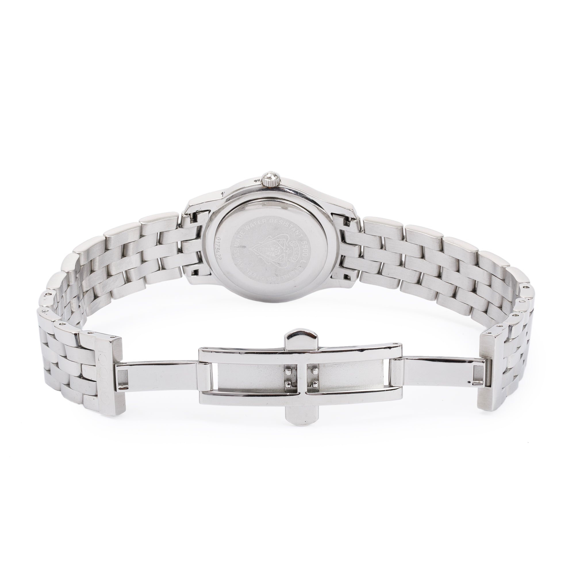 Gucci Stainless Steel 5500 Series 27 MM Watch w/ Papers