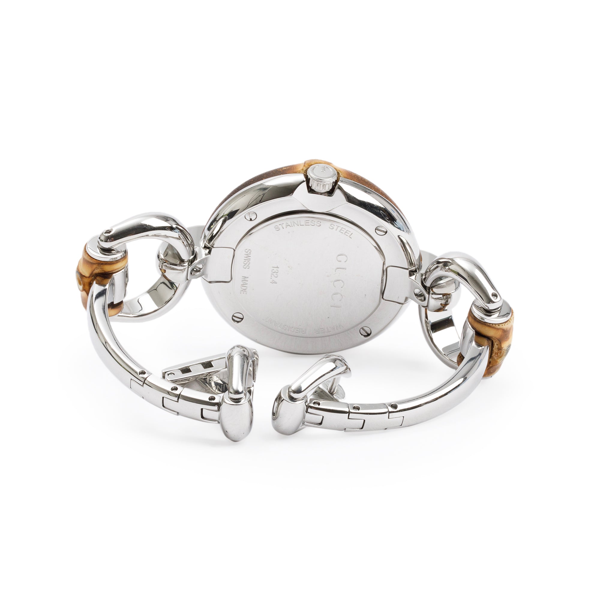 Gucci Stainless Steel Bamboo 36MM Watch