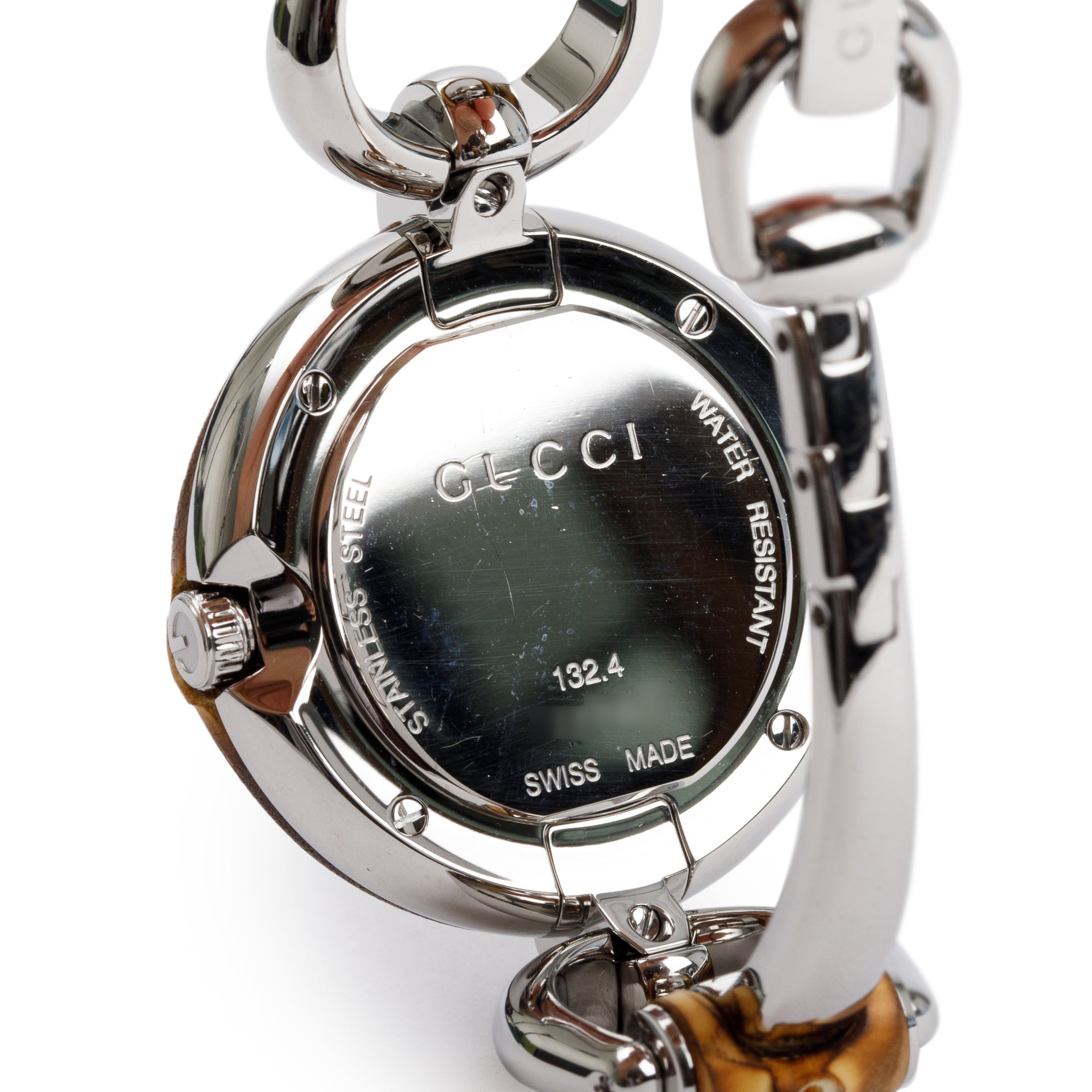 Gucci Stainless Steel Bamboo 36MM Watch