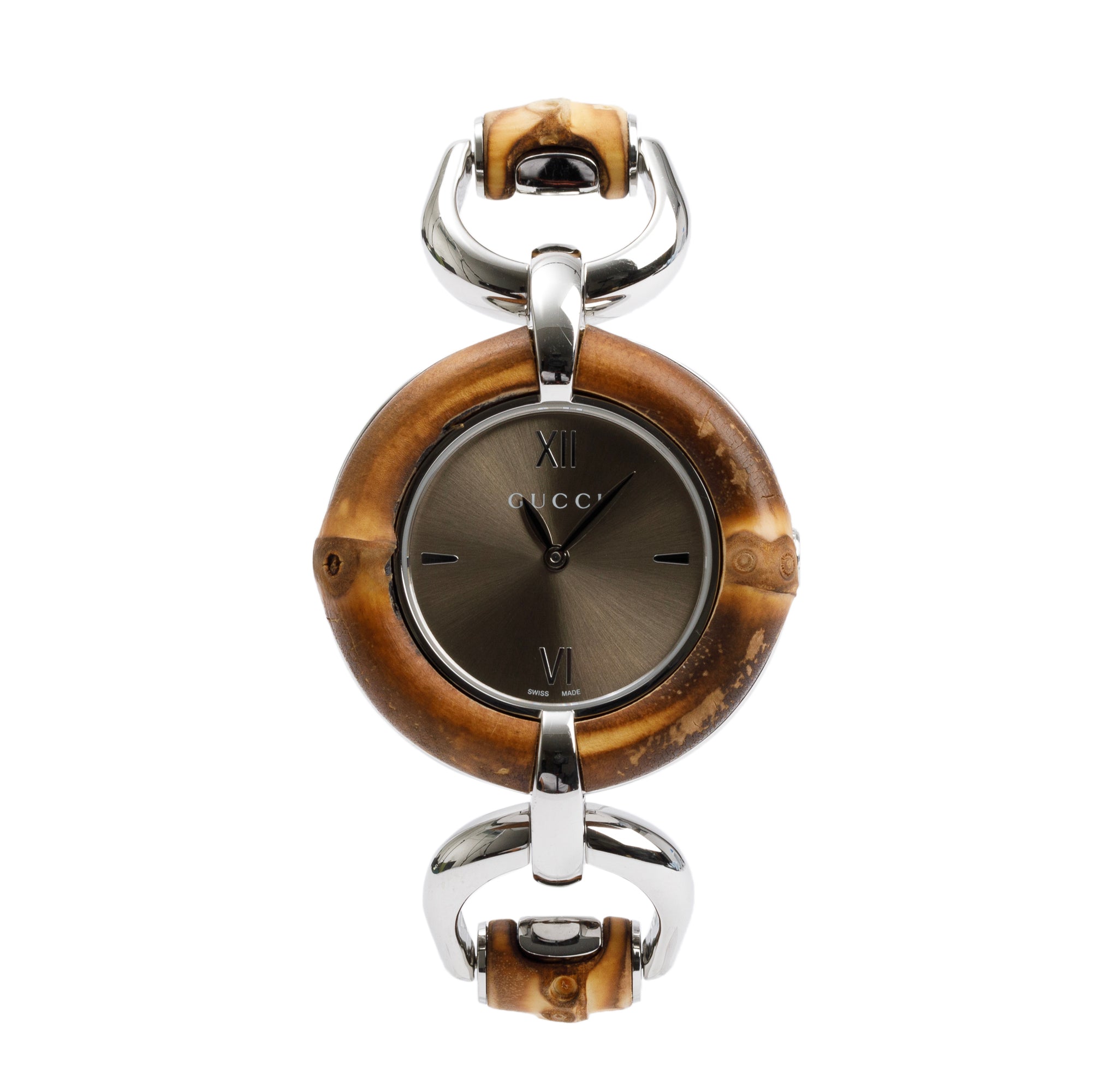Gucci Stainless Steel Bamboo 36MM Watch
