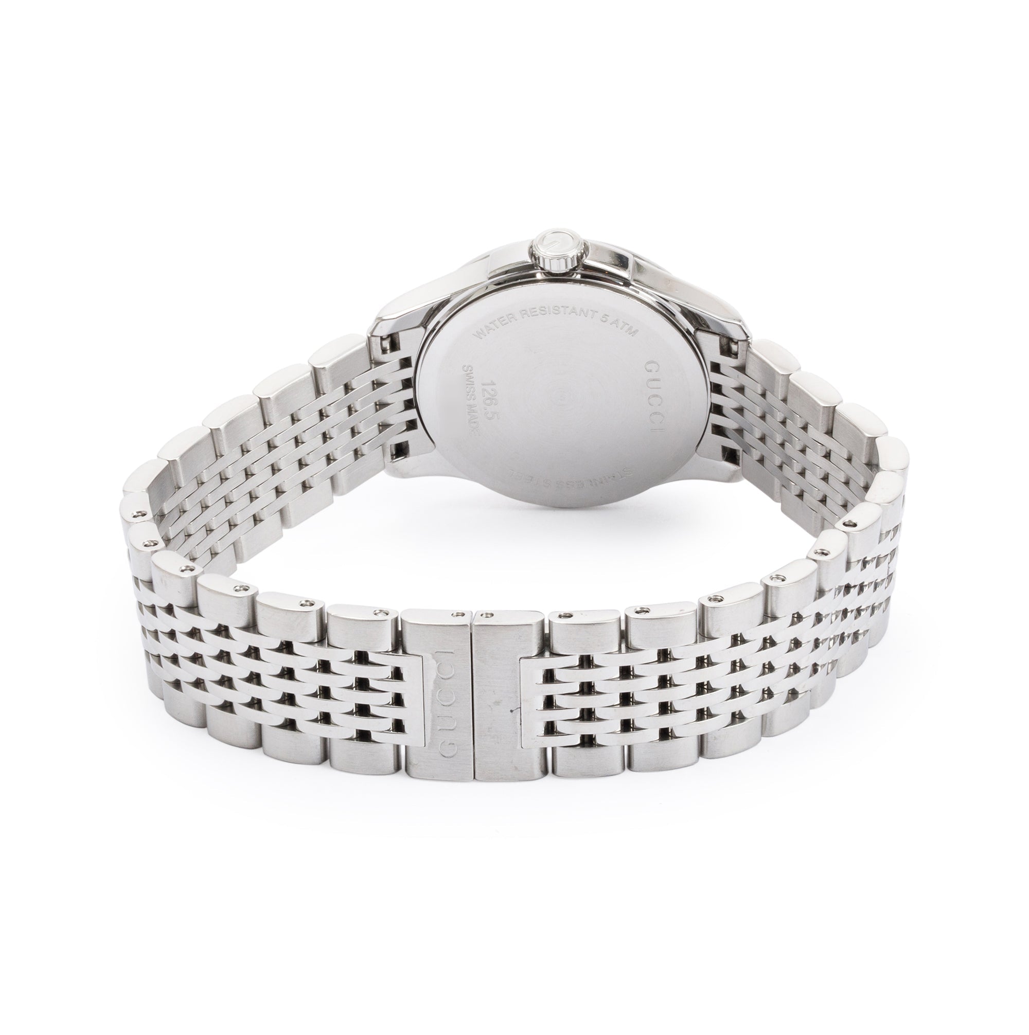 Gucci Stainless Steel Diamond G-Timeless 28 MM Watch