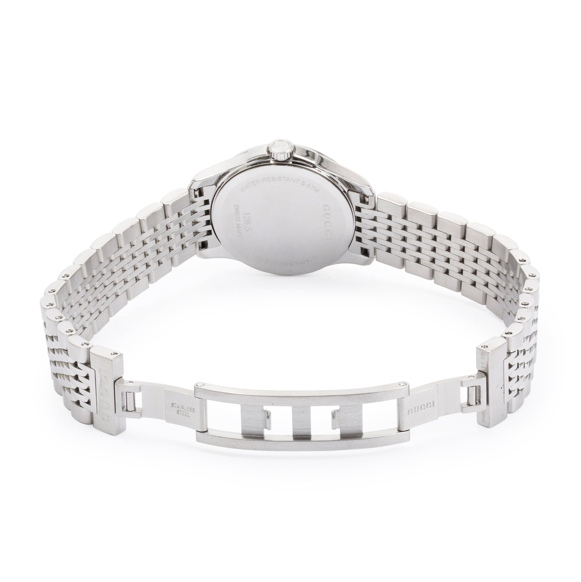 Gucci Stainless Steel Diamond G-Timeless 28 MM Watch