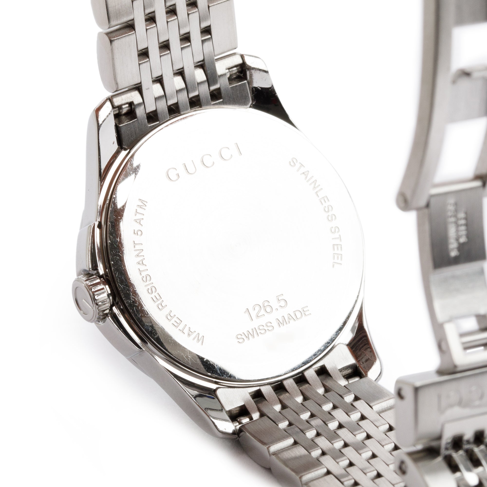 Gucci Stainless Steel Diamond G-Timeless 28 MM Watch