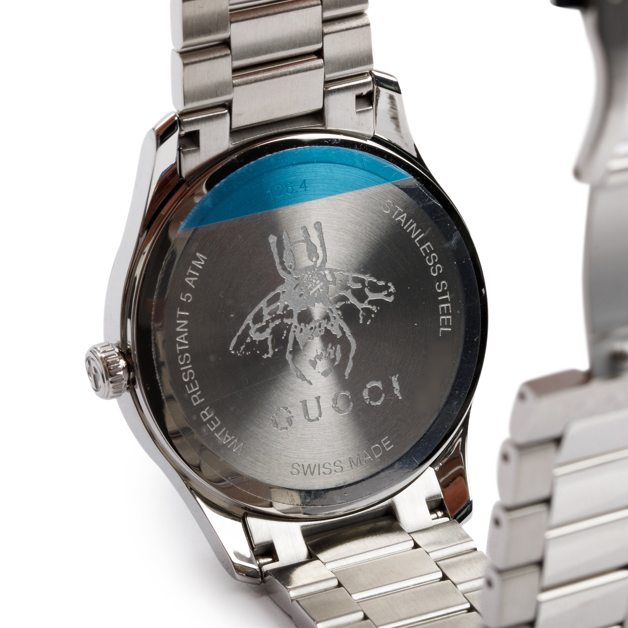 Gucci Stainless Steel G-Timeless 38 MM Watch w/ Box