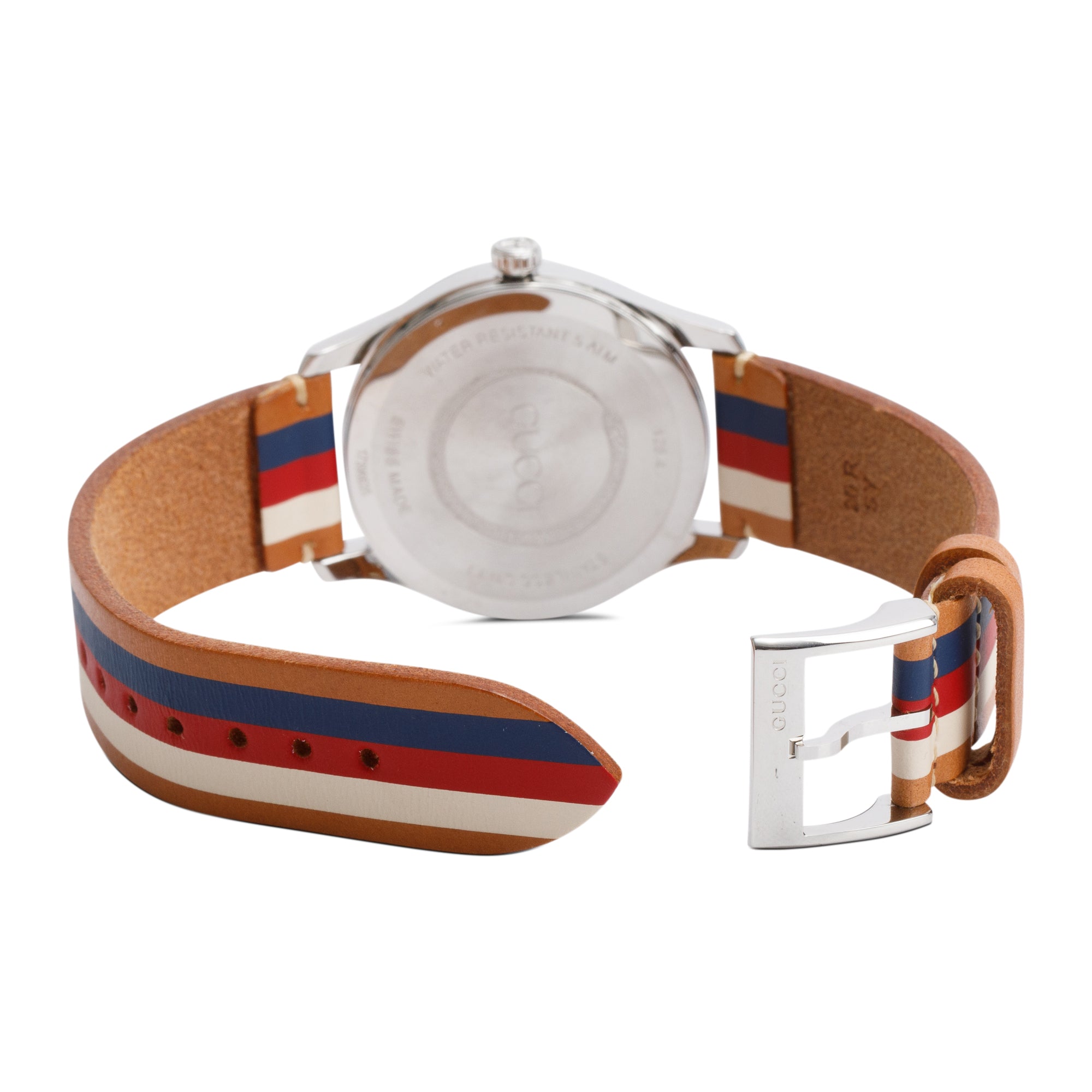 Gucci Stainless Steel G-Timeless Striped 38 MM Quartz Watch